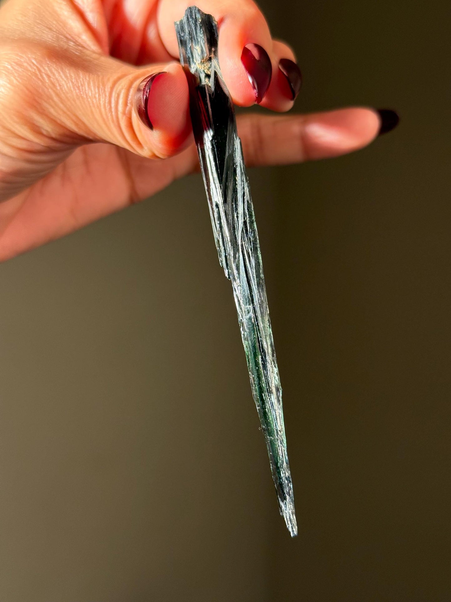 Vivianite, Raw Vivianite Specimen, Collectible minerals, Vivianite Crystals, Raw Specimen, Fossils, Blue Vivianite,