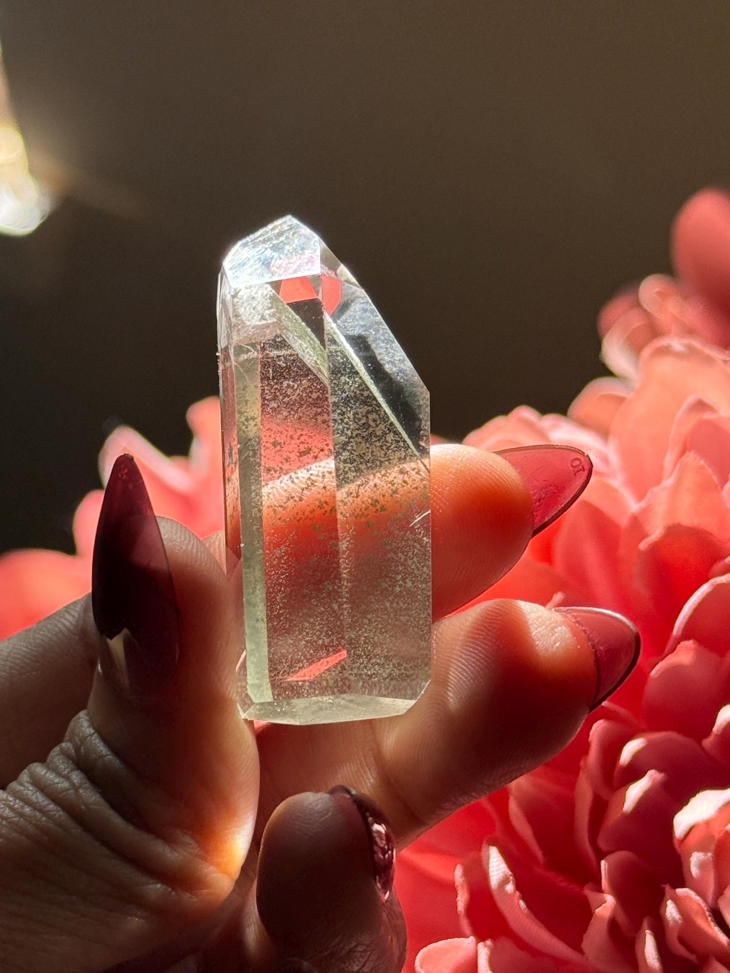 Mini Phantom Quartz, Lemurian Quartz, Lemurian Seed Quartz, Lodolite Quartz, Green Garden Quartz, Crystals, Mountain Phantom Quartz