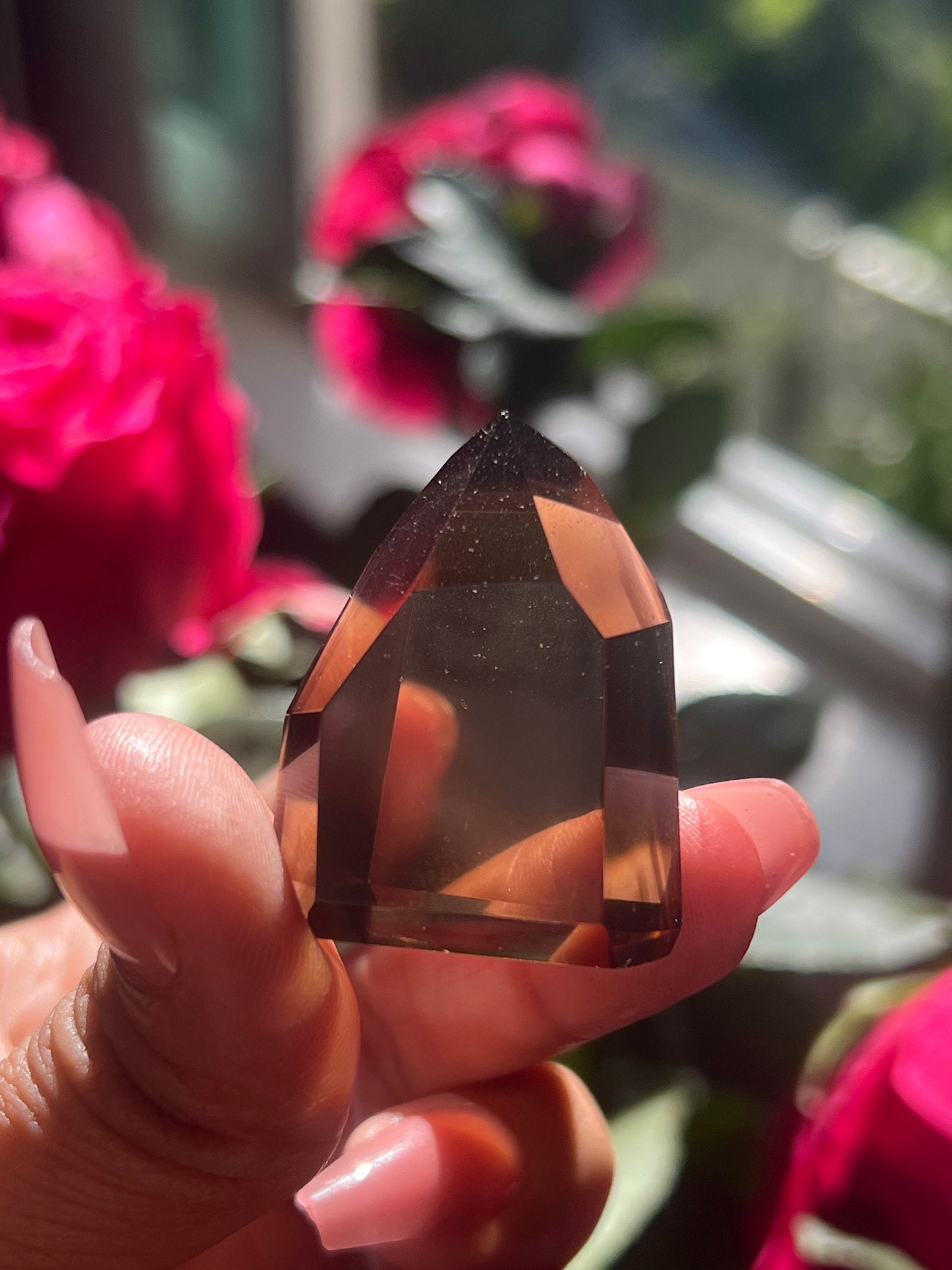Smoky Citrine, Genuine Smoky Citrine Point From Brazil, Genuine Smoky Citrine, Authentic Citrine, Natural Citrine From Brazil, MINI SIZE