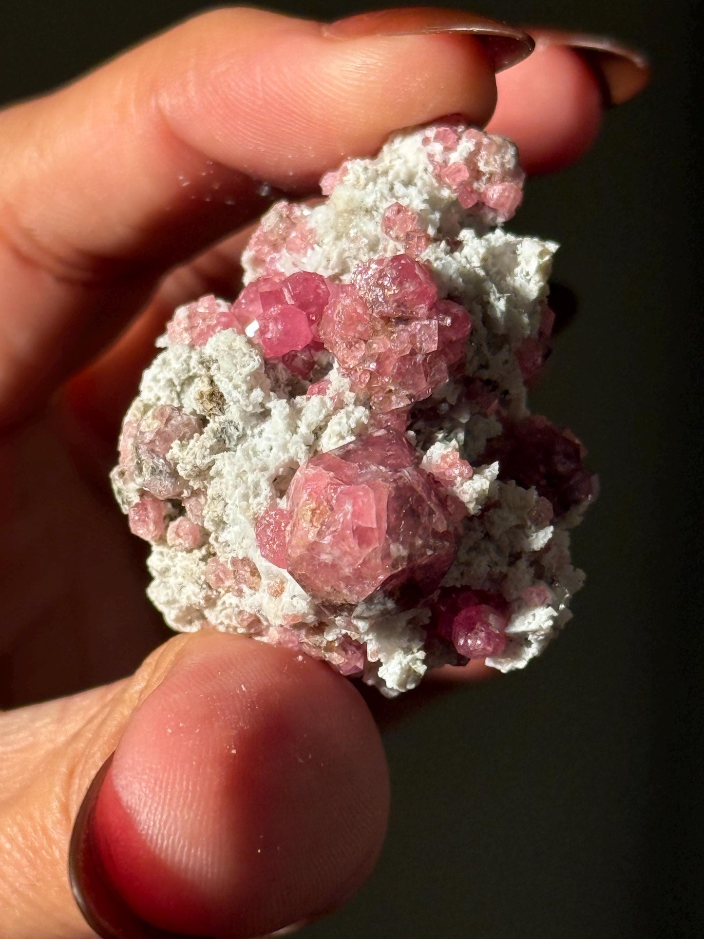 Raspberry Garnet, Grossular Garnet, Raspberry Garnet from Coahuila, Mexico, Raw Mineral Specimen, Garnet, Garnet Raw Stone, Crystal Gifts