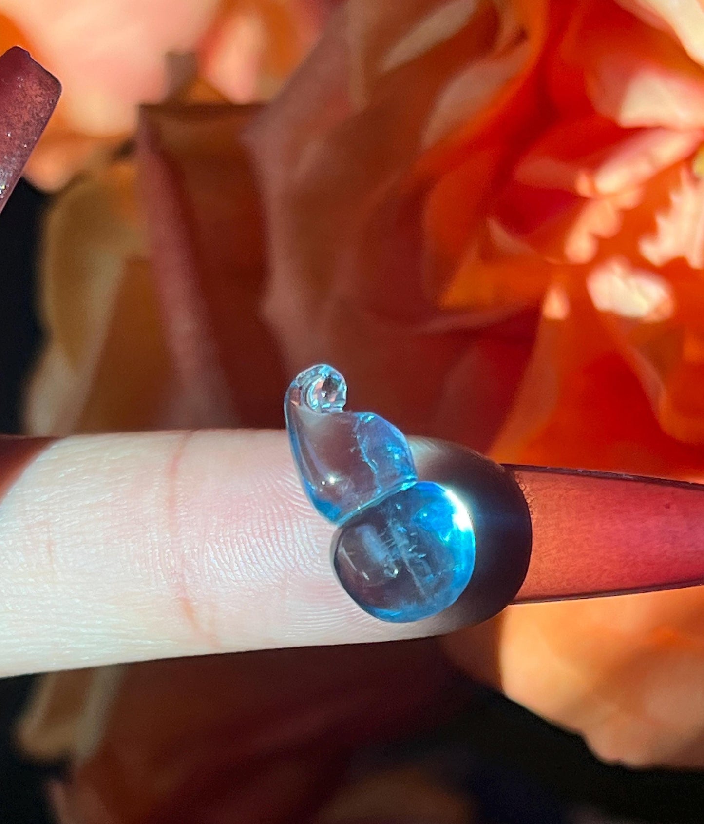 Two Aquamarine Gourd Carving, Blue Aquamarine, Aquamarine Gemstones, Aquamarine Jewelry, Good Luck Charm, Crystal Gifts, Crystal Lot