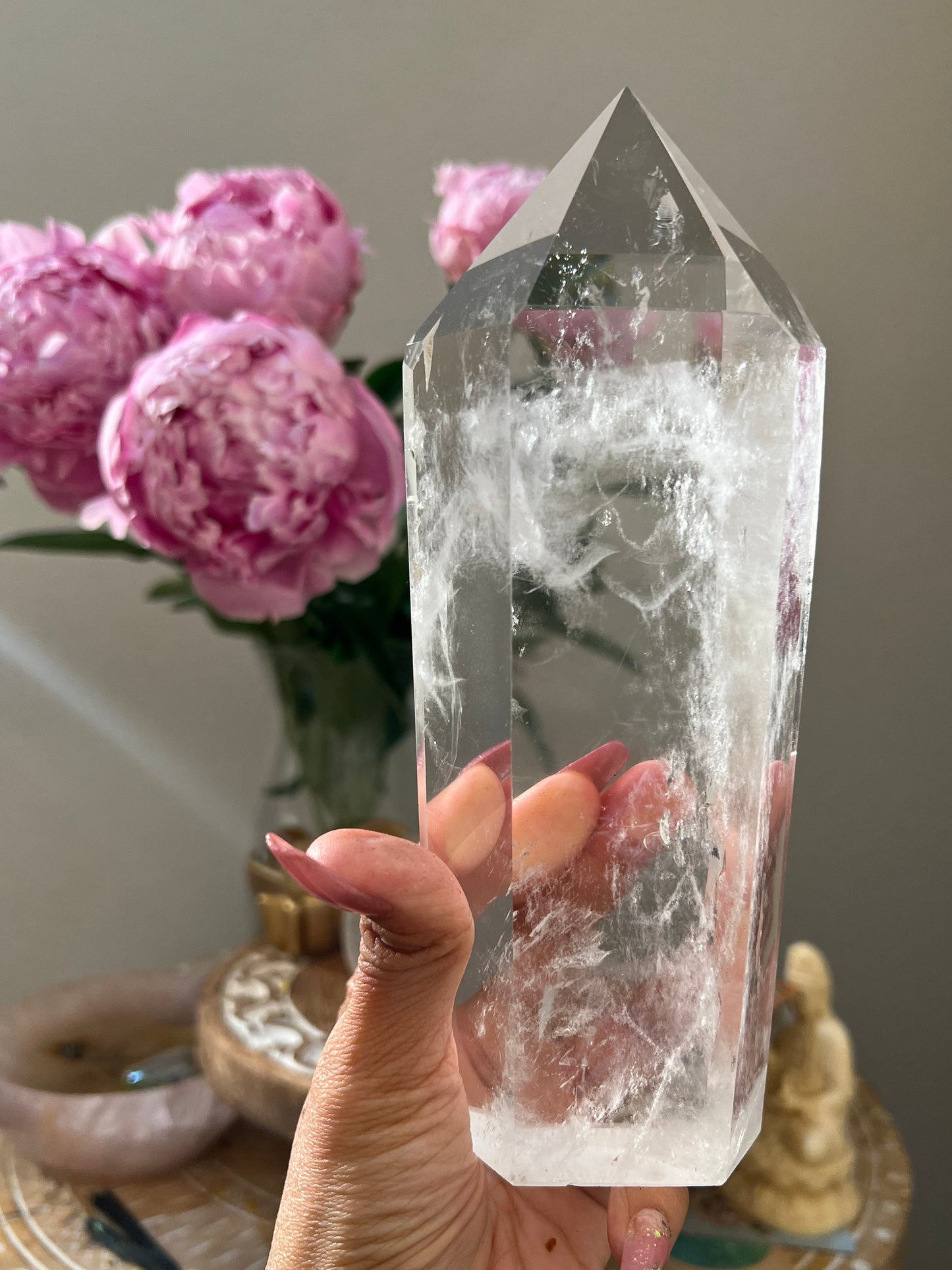 Blue Needle Quartz, Twin Quartz, Blue Lithium Quartz, Natural Clear Quartz, Large Clear Quartz, Luxury Crystals, Master Healer, 2lbs