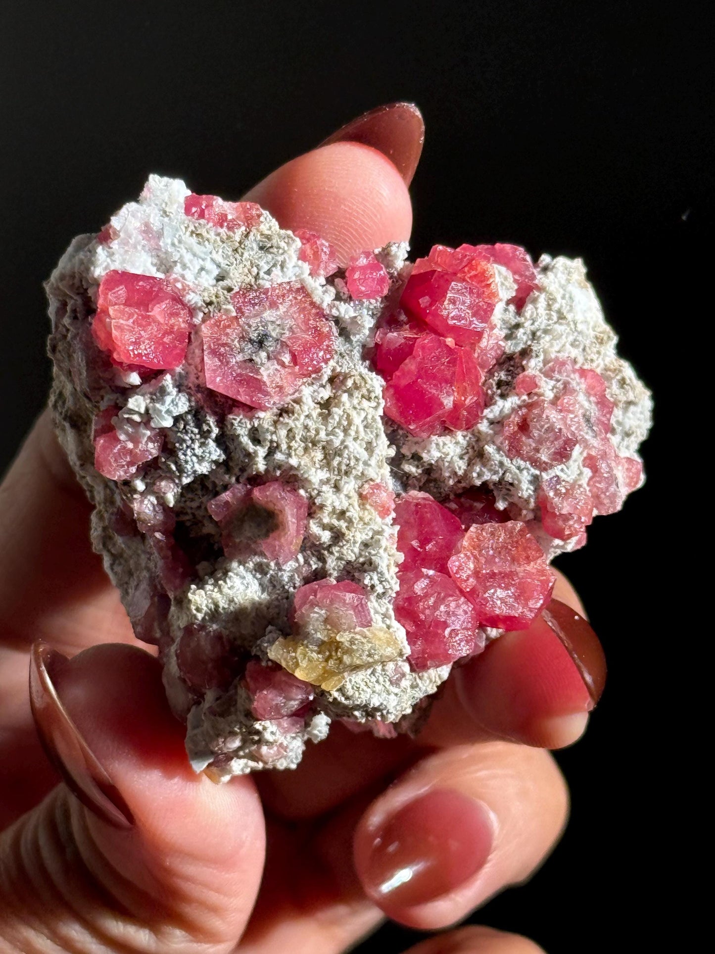Raspberry Garnet, Grossular Garnet, Raspberry Garnet from Coahuila, Mexico, Raw Mineral Specimen, Garnet, Garnet Raw Stone, Crystal Gifts