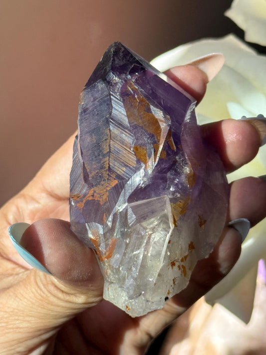 Congo Amethyst Tooth, Raw Congo Amethyst , Amethyst, Congo Amethyst Root, Amethyst Root, Amethyst, Aged Amythst, SMALL