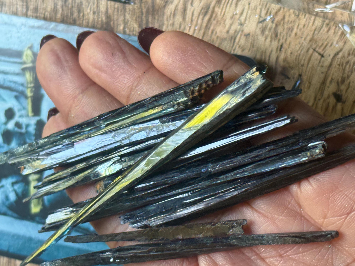 Vivinite Bundle, Vivianite, Vivianite from Brazil, Raw Specimen, Home Decor, Vivianite Wholesale, Crystal Wholesale, Crystal Lots