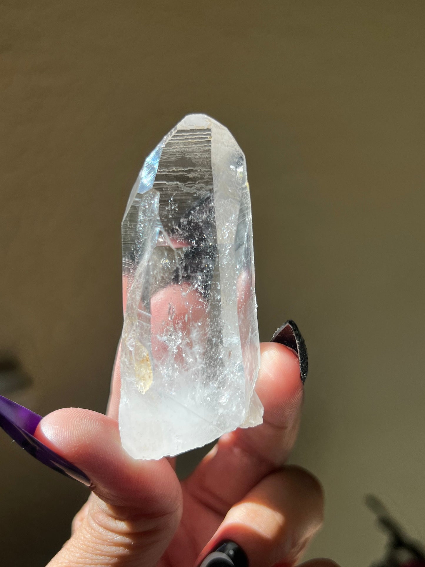 Lemurian Seed Quartz, Colombia Quartz, Record Keeper Quartz, Colombian Lemurian Seed Blade Of Light, Optical Colombian Quartz