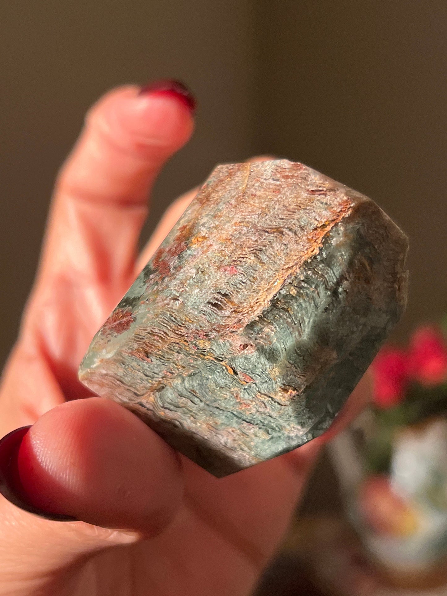 Garden Quartz free form, Garden Quartz, Lodolite, Scenic Quartz, Crystals, Healing Crystals,