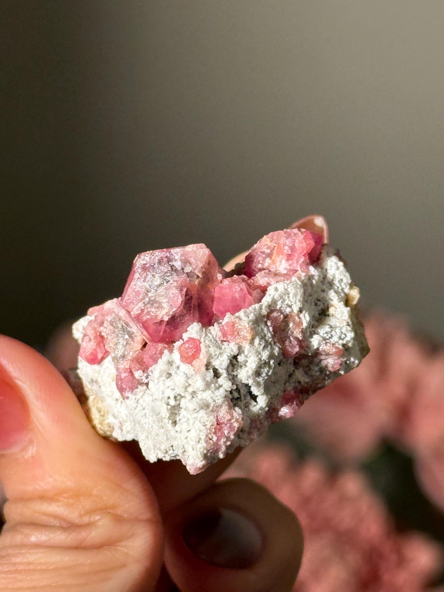 Raspberry Garnet, Grossular Garnet, Raspberry Garnet from Coahuila, Mexico, Raw Mineral Specimen, Garnet, Garnet Raw Stone, Crystal Gifts