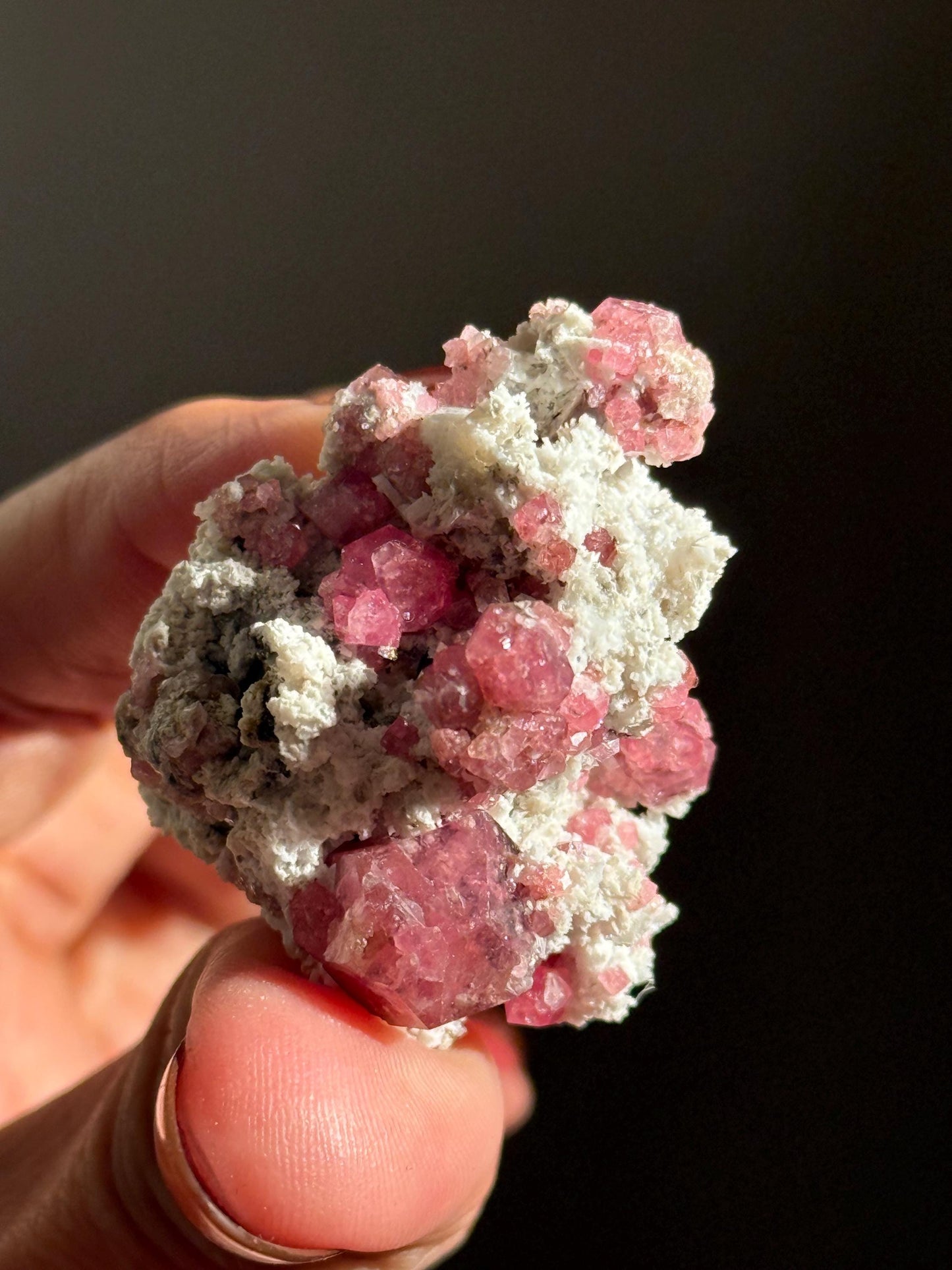 Raspberry Garnet, Grossular Garnet, Raspberry Garnet from Coahuila, Mexico, Raw Mineral Specimen, Garnet, Garnet Raw Stone, Crystal Gifts