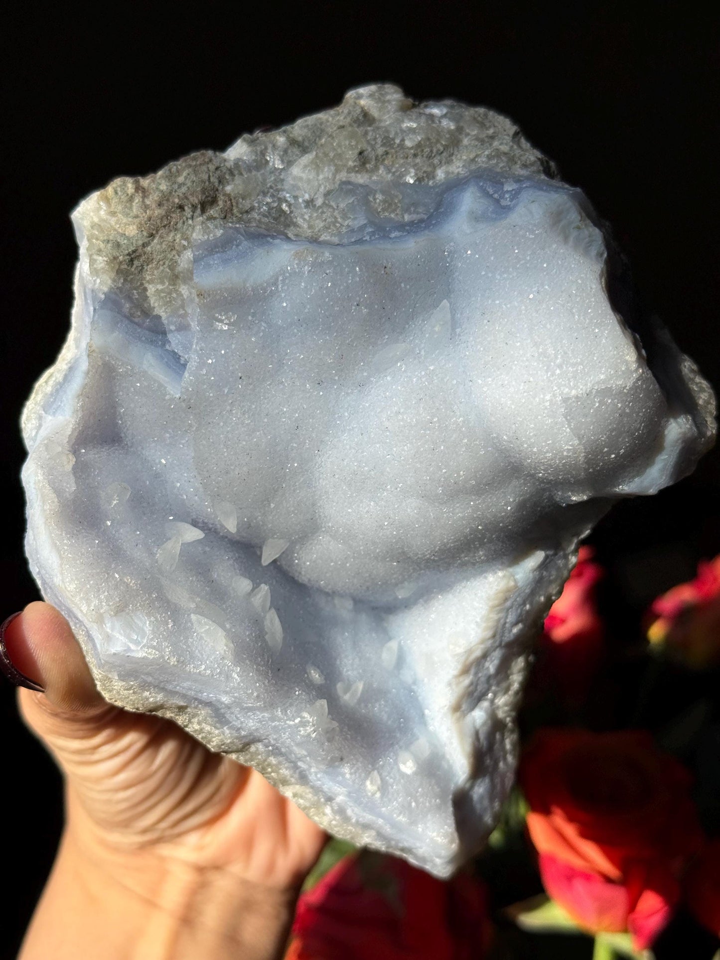 Natural Blue Lace Agate, Raw Blue Lace Agate, Blue Lace Agate, Raw Crystals, Healing Crystals, Fossils, Raw Crystals, Mineral Specimen