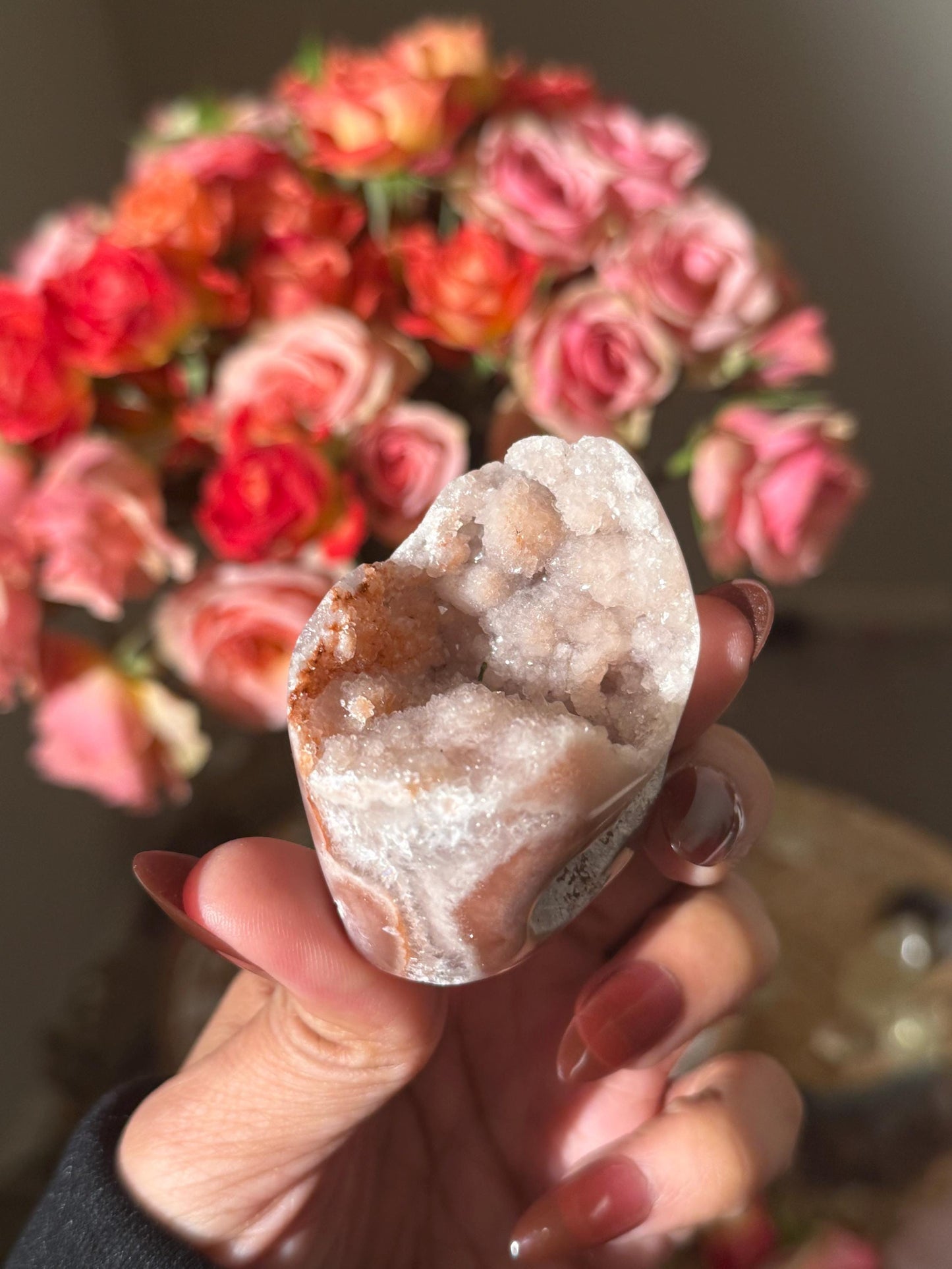 Druzy Pink Amethyst free form from Brazil, Pink Amethyst, Crystal Gift, Druzy, Druzy Amerhyst, MINI