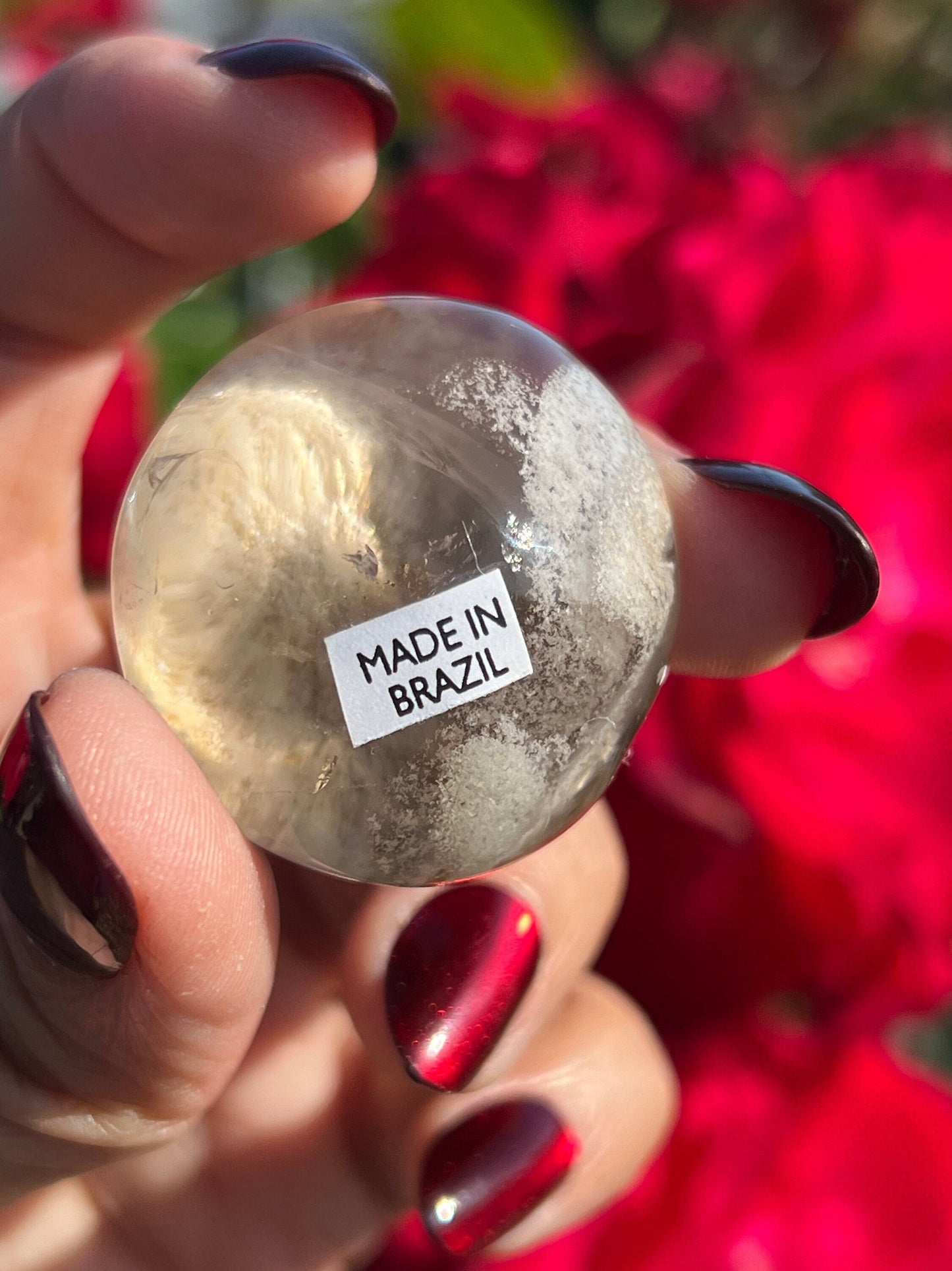 Lodolite Lens, Garden Quartz Garden Quartz Lens, Lodolite Quartz, Lodolite Garden Quartz, Scenic Quartz, Healing Crystals, Small mini