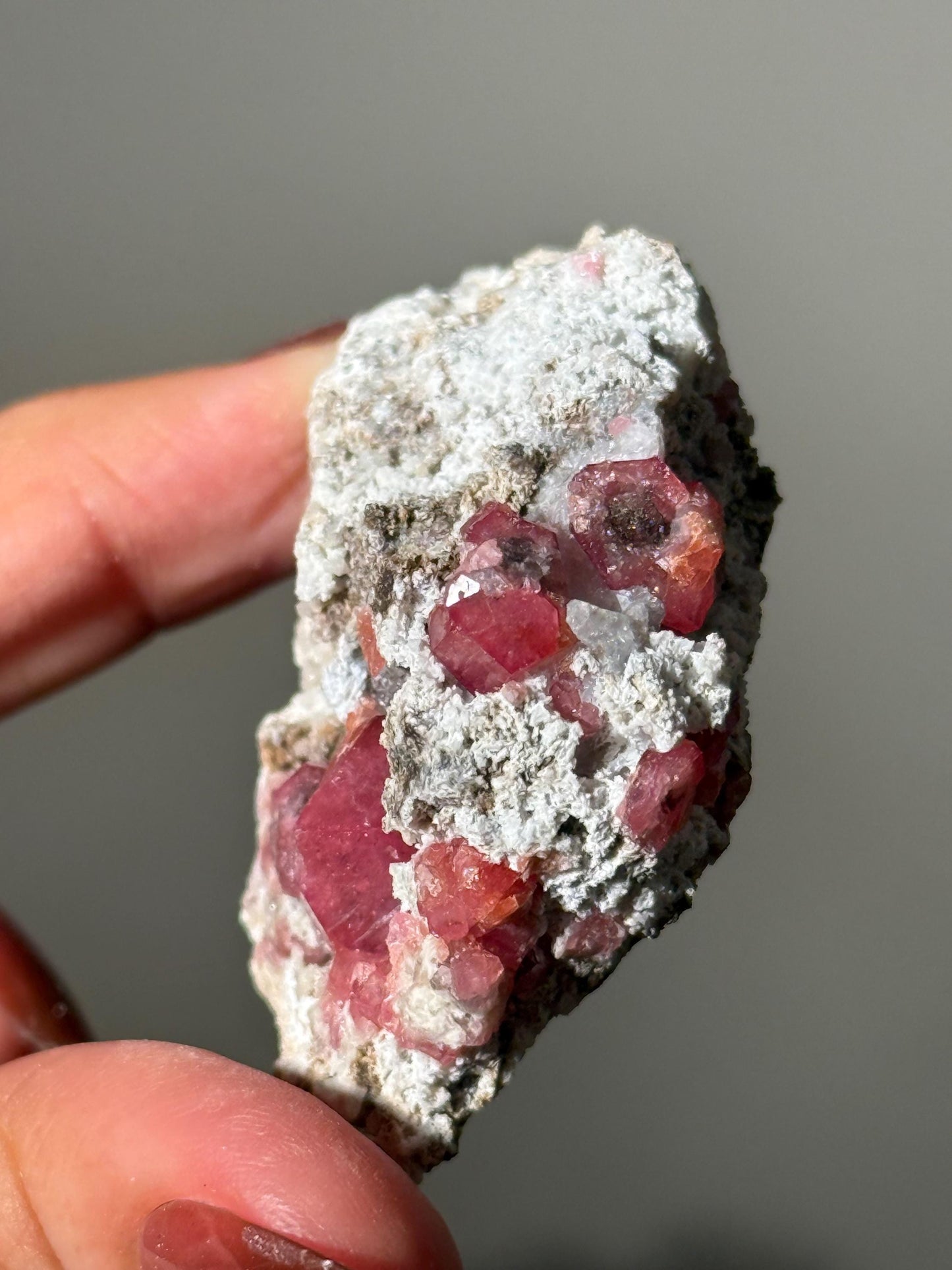 Raspberry Garnet, Grossular Garnet, Raspberry Garnet from Coahuila, Mexico, Raw Mineral Specimen, Garnet, Garnet Raw Stone, Crystal Gifts