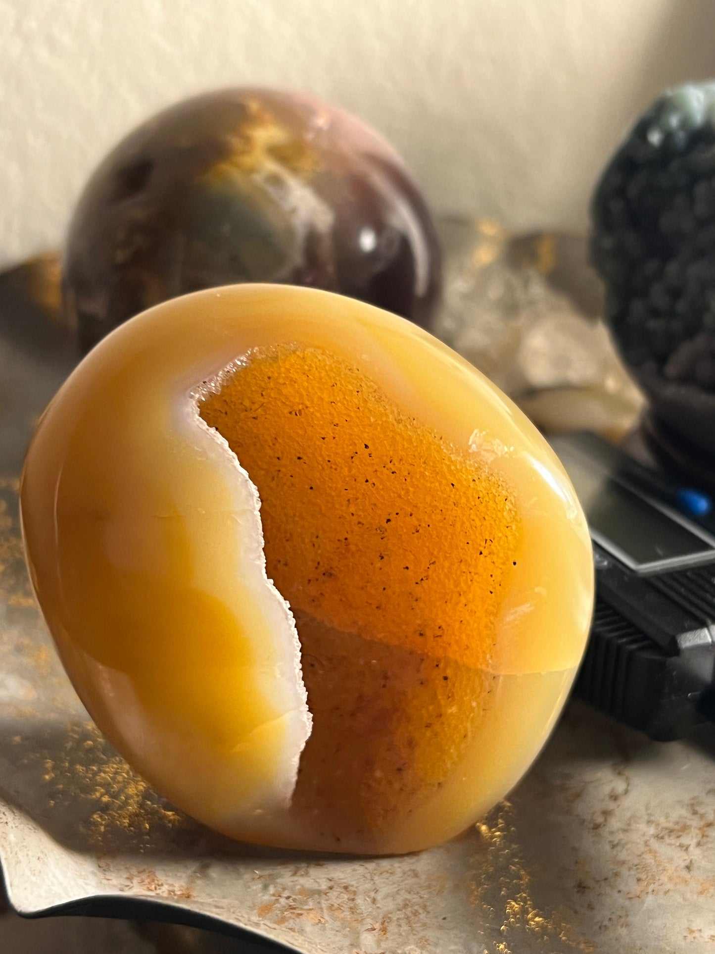 Druzy Carnelian Free Form, Carnelian, Orange Orca Agate, Carnelian, Crystal Gifts, Crystals,