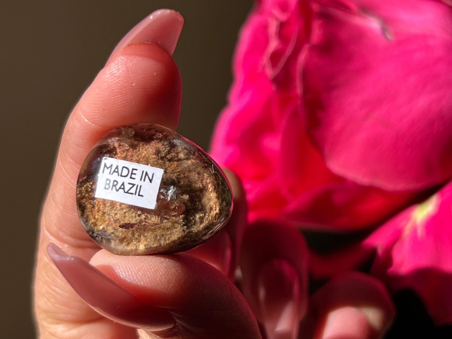 Mini Lodolite Lens, Garden Quartz Garden Quartz Lens, Lodolite Quartz, Lodolite Garden Quartz, Scenic Quartz, Healing Crystals, Small