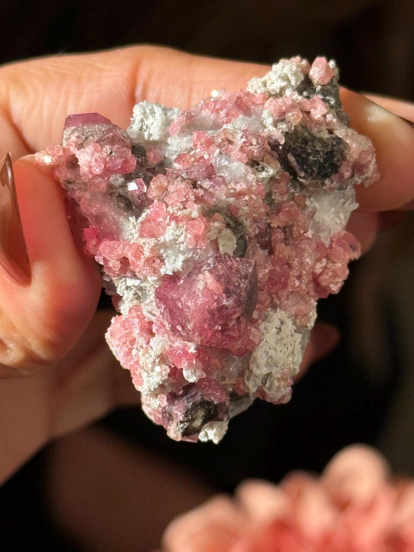Raspberry Garnet, Grossular Garnet, Raspberry Garnet from Coahuila, Mexico, Raw Mineral Specimen, Garnet, Garnet Raw Stone, Crystal Gifts
