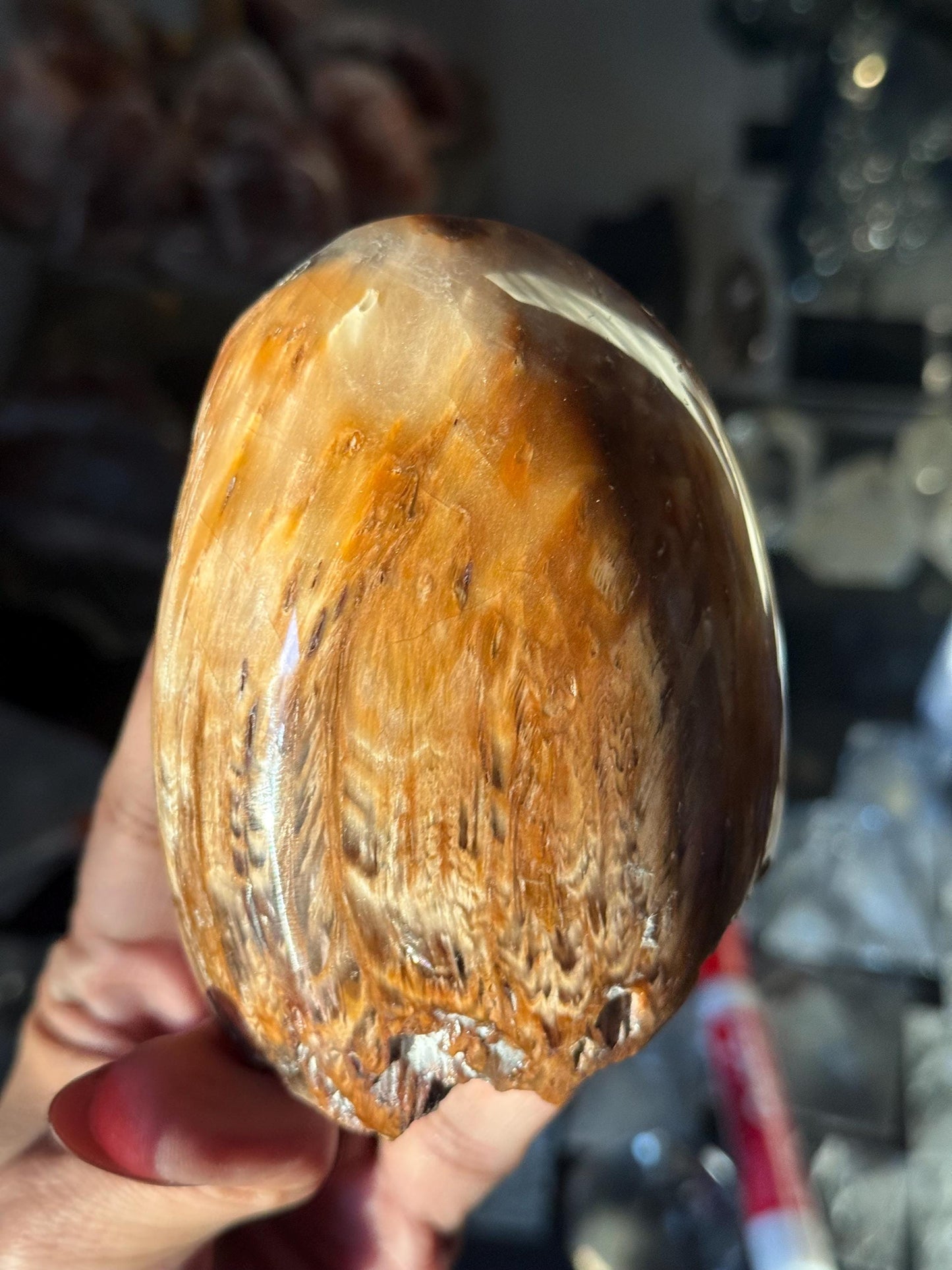 Rabbit Hair Quartz, Orange Rutilated Quartz, Amphibole Quartz, Orange Rutilated Quartz, Amphiboles, Rough Polished Amphibole, Crystal Gifts