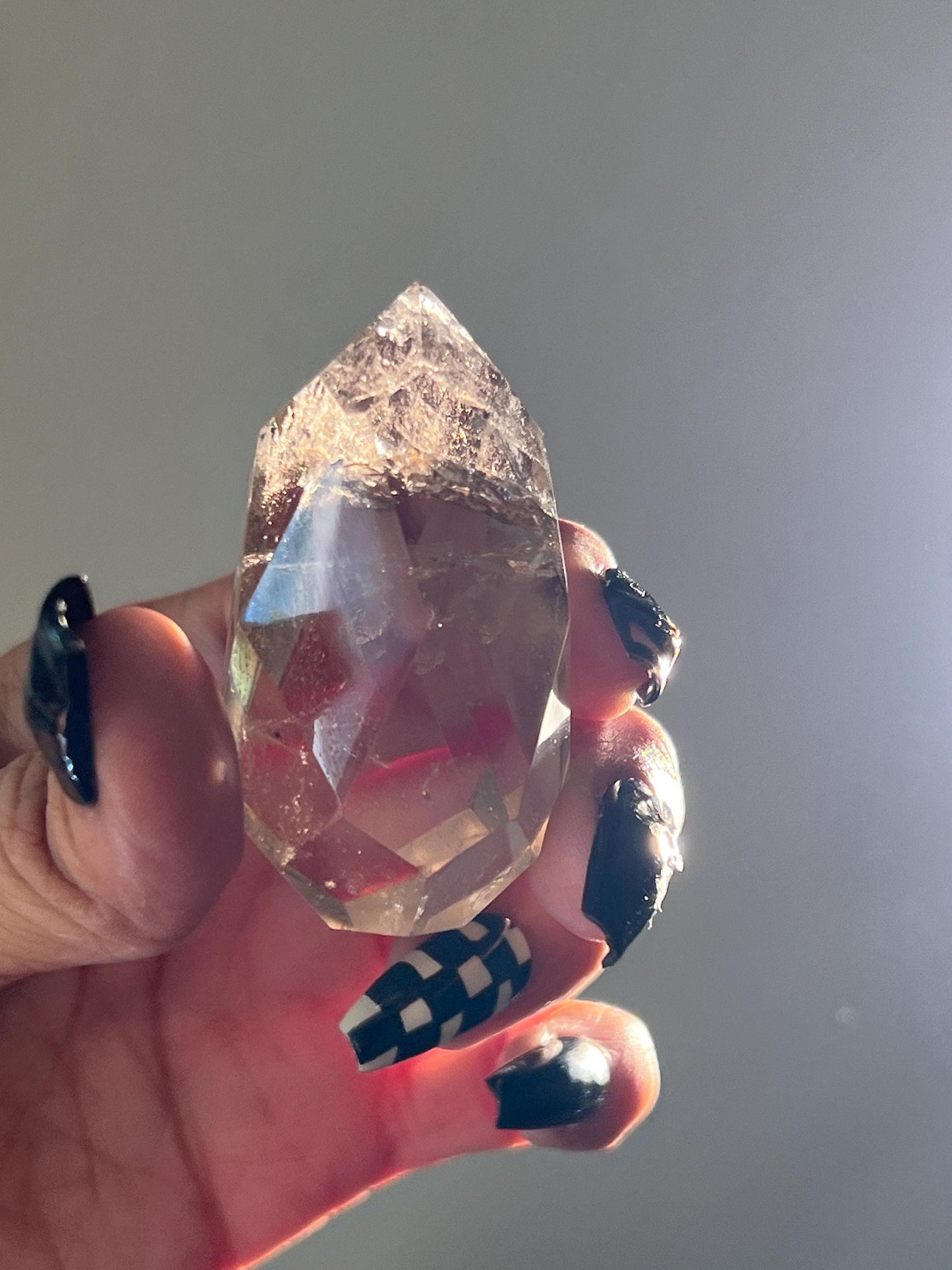 Faceted Smoky Quartz, Smoky Quartz Filled With Rainbows, Faceted Crystal Quartz, Smoky Quartz, Crystal Gifts, Rainbow Quartz, Small