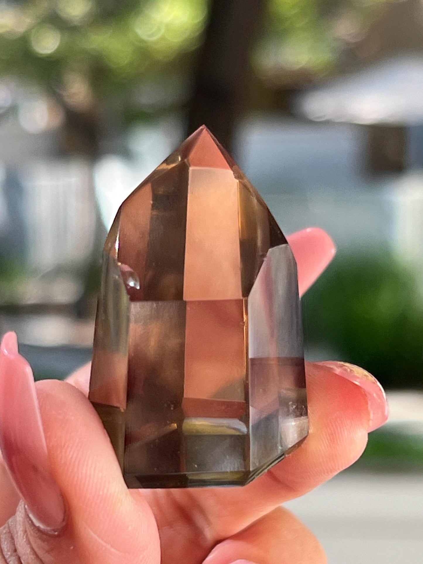 Smoky Citrine, Genuine Smoky Citrine Point From Brazil, Genuine Smoky Citrine, Authentic Citrine, Natural Citrine From Brazil, MINI SMALL