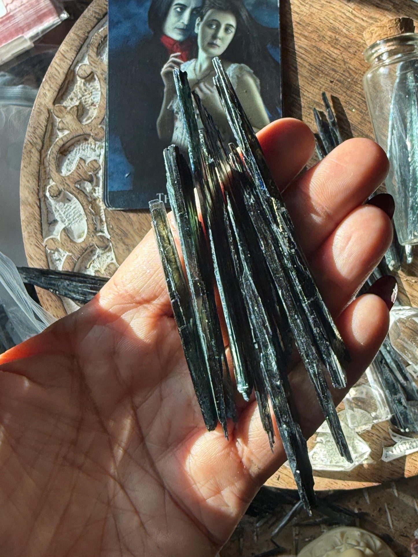Vivinite Bundle, Vivianite, Vivianite from Brazil, Raw Specimen, Home Decor, Vivianite Wholesale, Crystal Wholesale, Crystal Lots