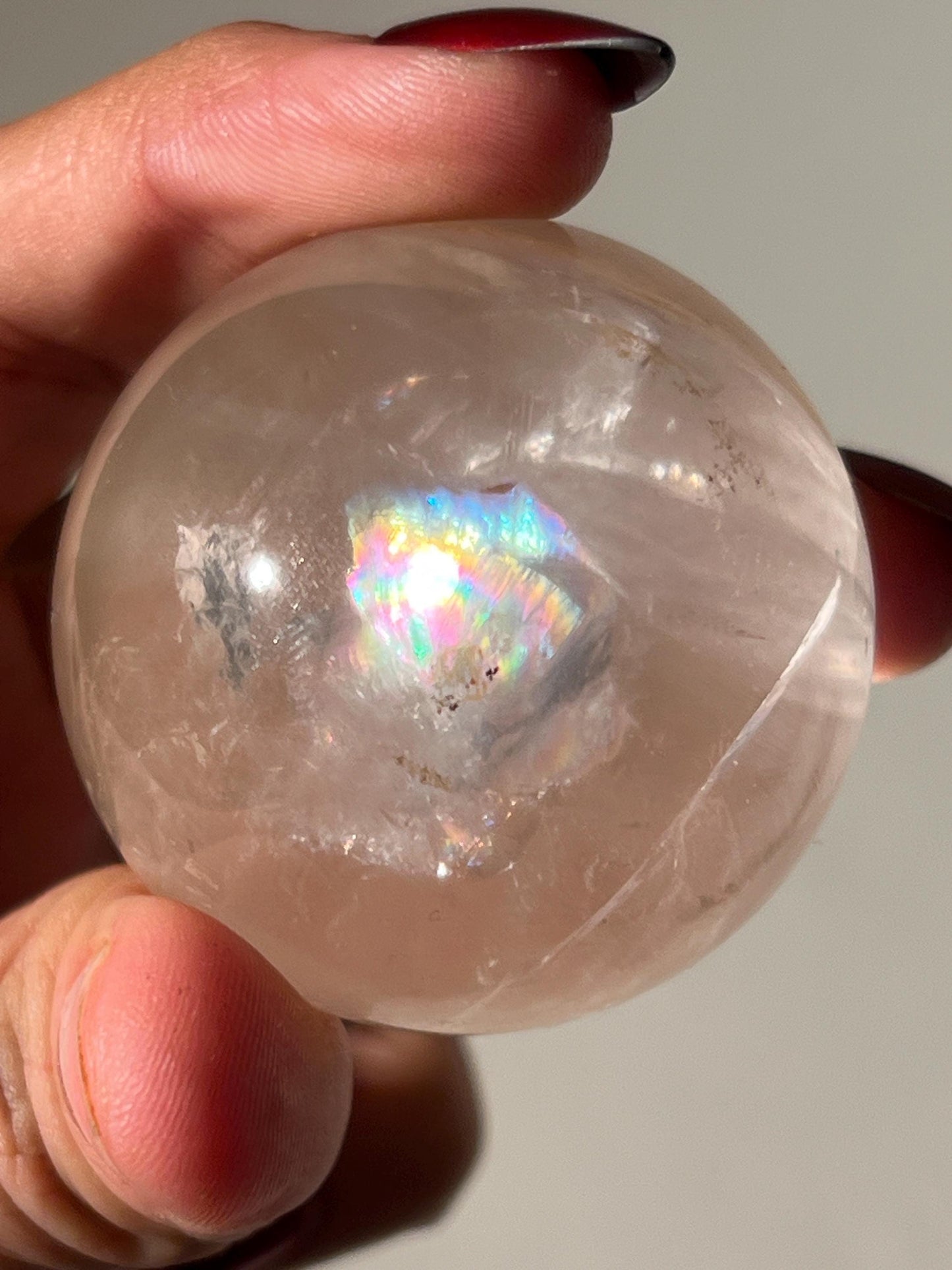 Girasol Quartz, Dendritic Quartz, Crystal Ball, Dendritic Agate, Girasol, Dendritic Quartz, Dendrite, Rainbow Clear Quartz,