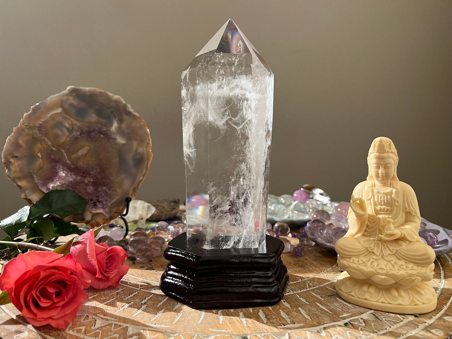 Blue Needle Quartz, Twin Quartz, Blue Lithium Quartz, Natural Clear Quartz, Large Clear Quartz, Luxury Crystals, Master Healer, 2lbs