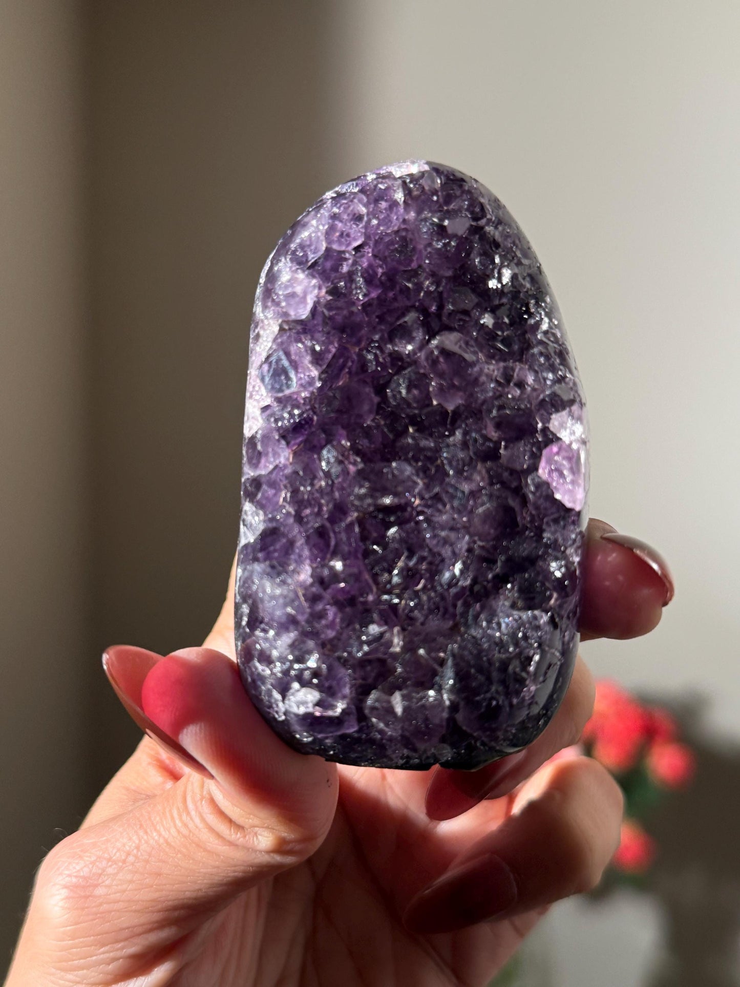 Jelly Purple Amethyst, Natural Amethyst Cut Base Uruguayan, Purple Amethyst Geode, Amethyst, Amethyst Cut base, Crystals, Crystal Gift,