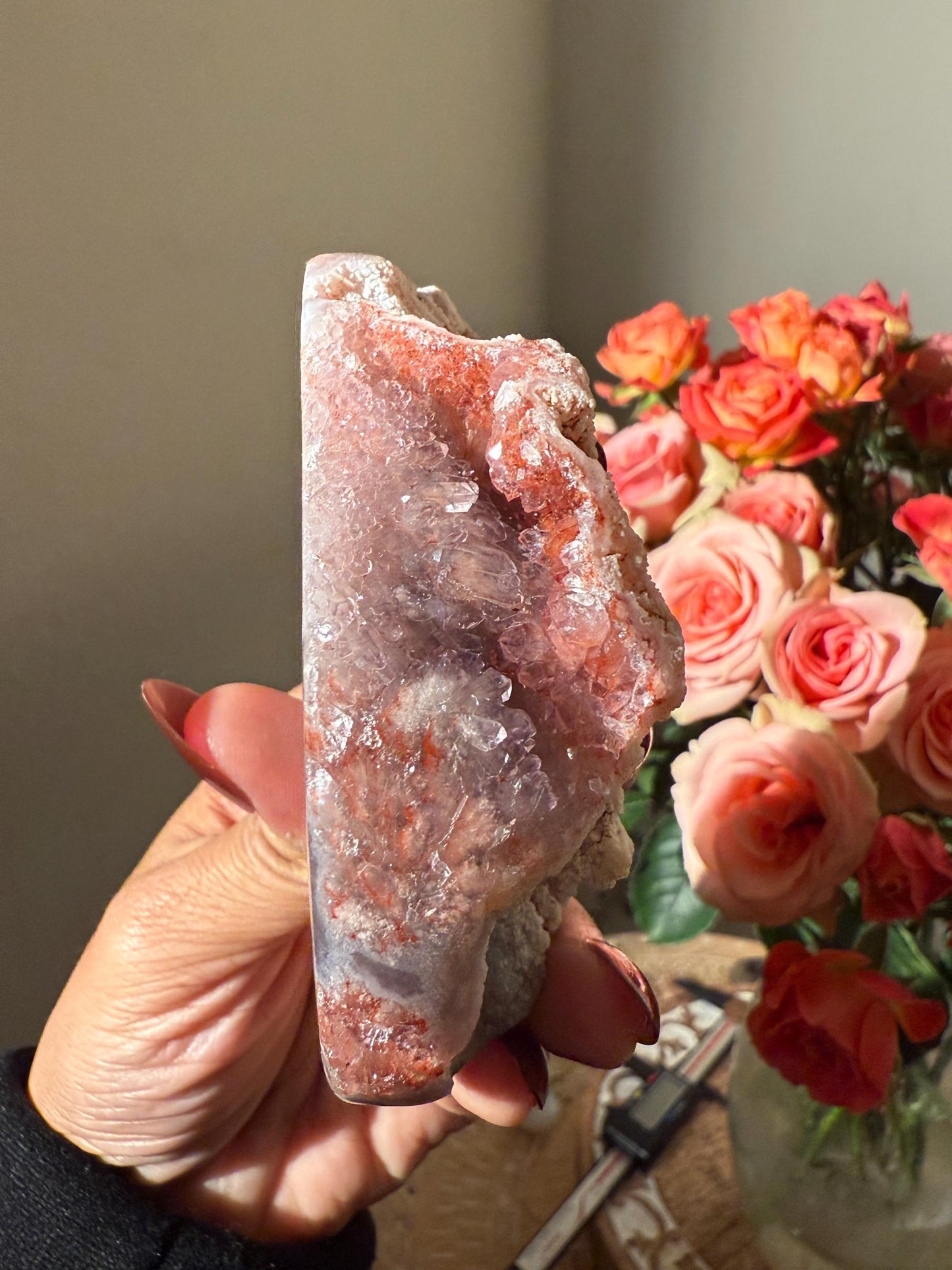 Pink Amethyst Free Form, Red Amethyst Quartz, Pink and Red Amethyst, Flower Agate Amethyst, Home decoration, Crystal Gifts,
