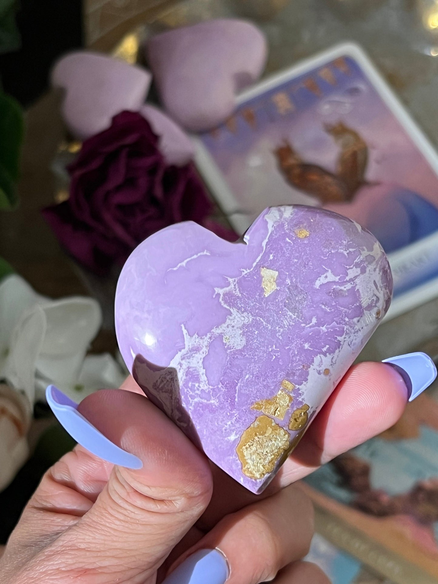 Phosphosiderite Heart From Peru, Rare Phosphosiderite Crystal, Polished Phosphosiderite, Crystal Hearts, Valentines Day Gift, Gift For Her