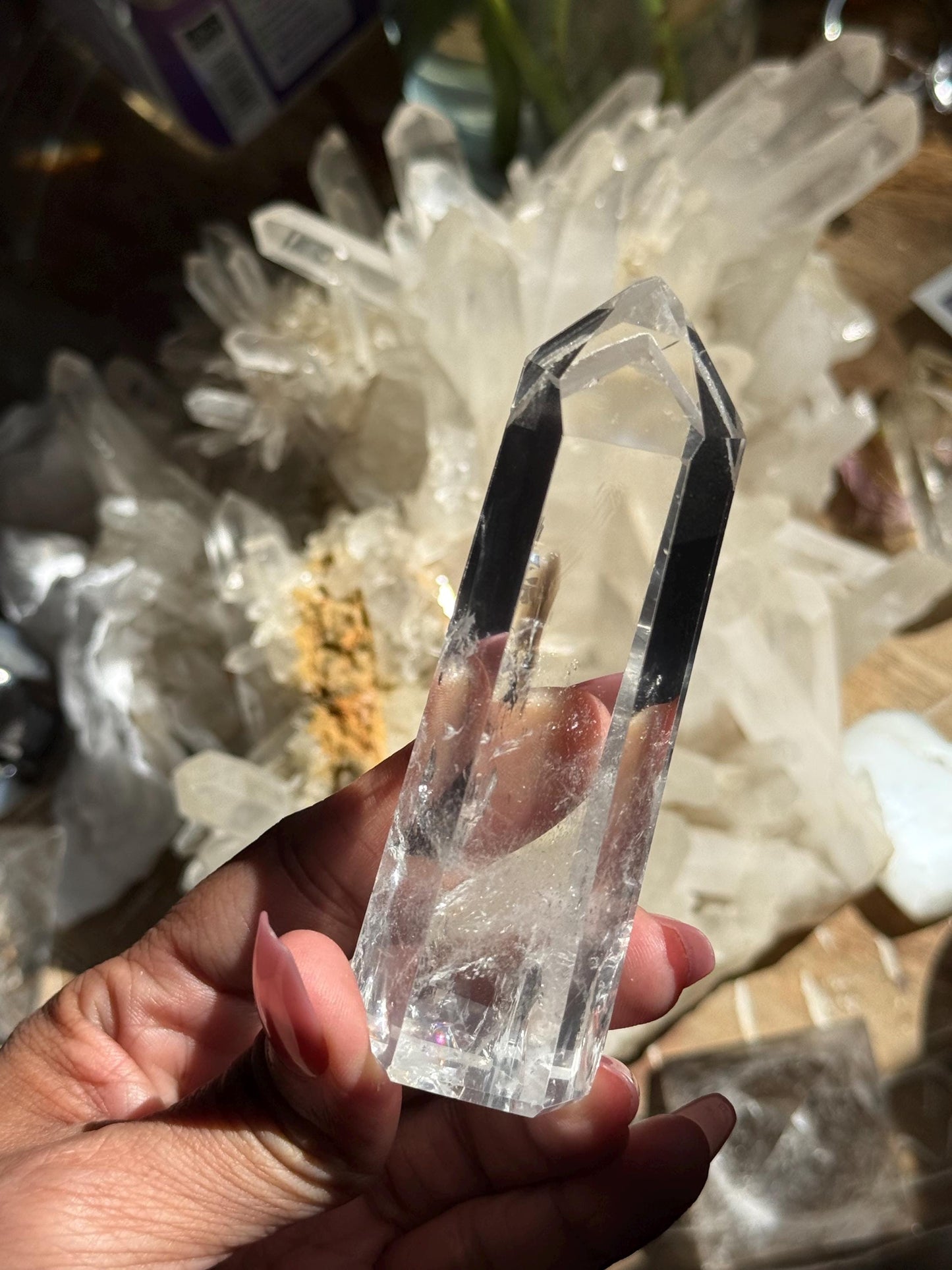 Mountain Phantom Quartz, Lemurian Quartz, Lemurian Seed Quartz, Lodolite, Garden Quartz, Crystals, Phantom Quartz, Crystal Gifts,
