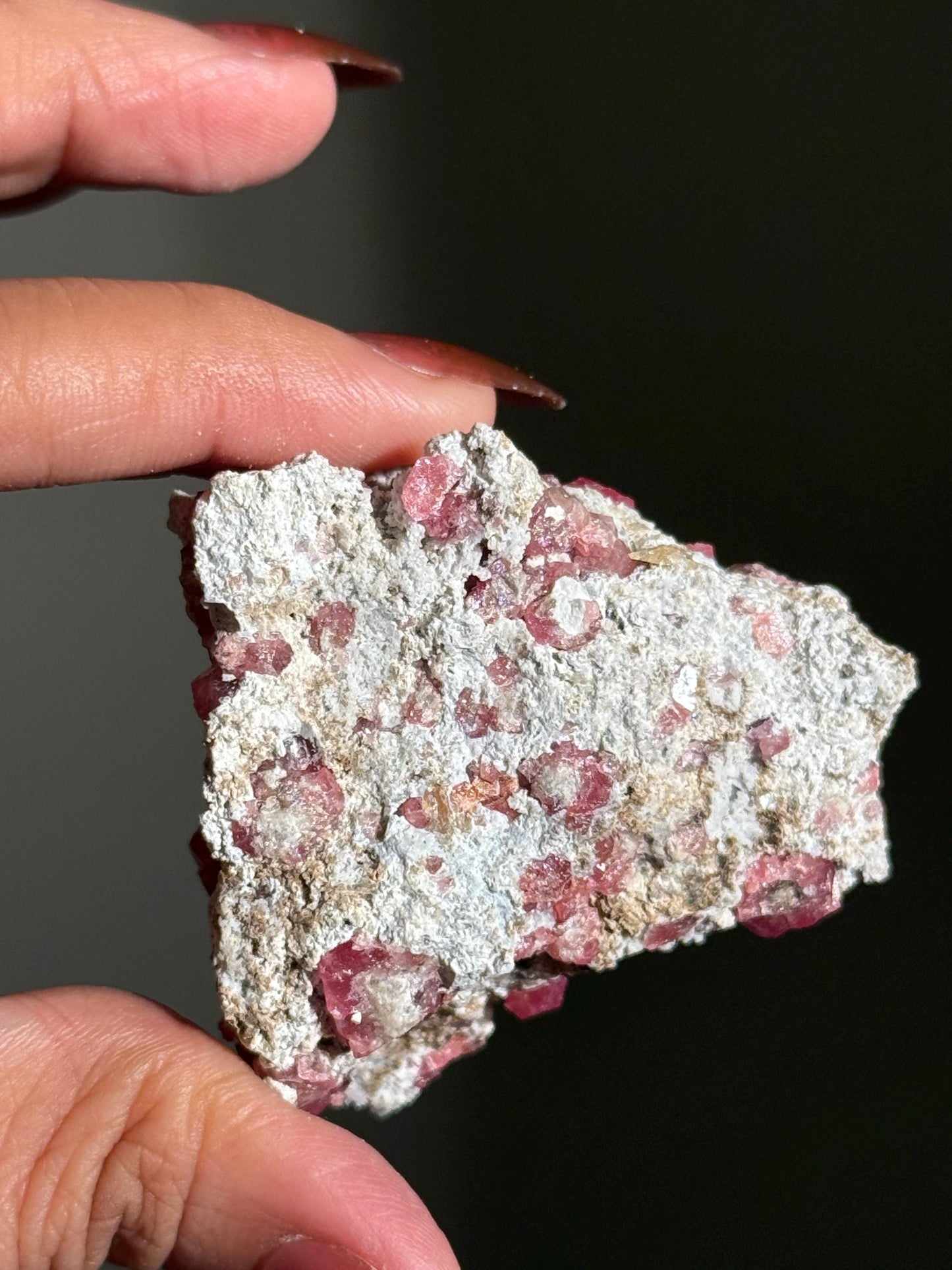 Raspberry Garnet, Grossular Garnet, Raspberry Garnet from Coahuila, Mexico, Raw Mineral Specimen, Garnet, Garnet Raw Stone, Crystal Gifts