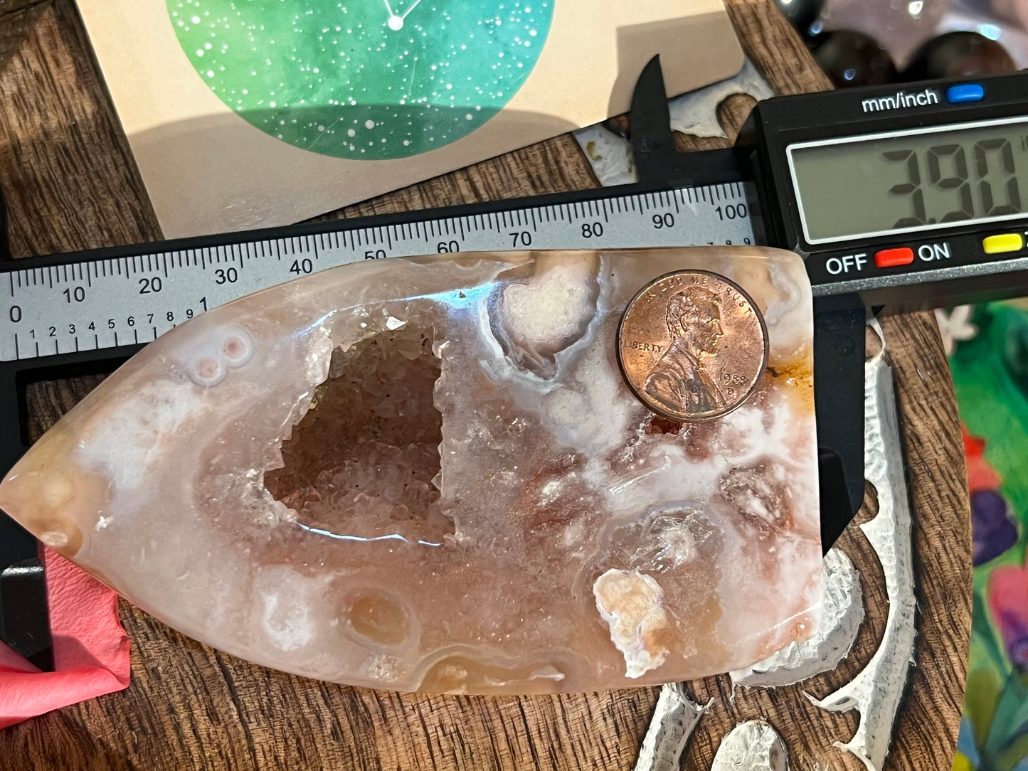 Druzy Flower Agate, Pink Flower Agate, Flower Agate and Quartz, Pink Amethyst, Pink Flower Agate, Pink Amethyst free form, Small Size