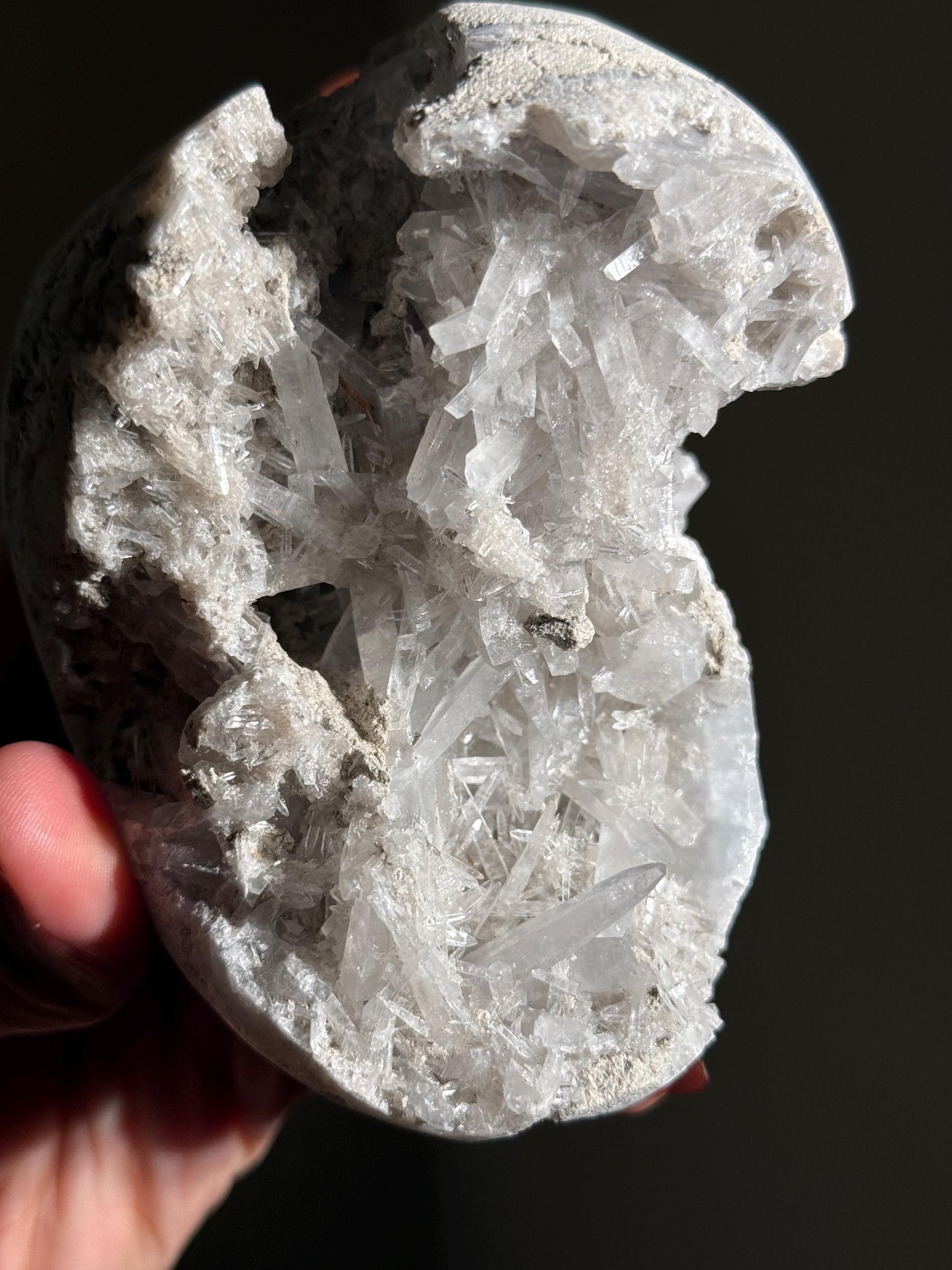 Large Celestite Geode, White Celestite, Celestite Egg, Raw Celestite Geode, Crystal Gifts, Healing Crystals, Crystal Gifts,