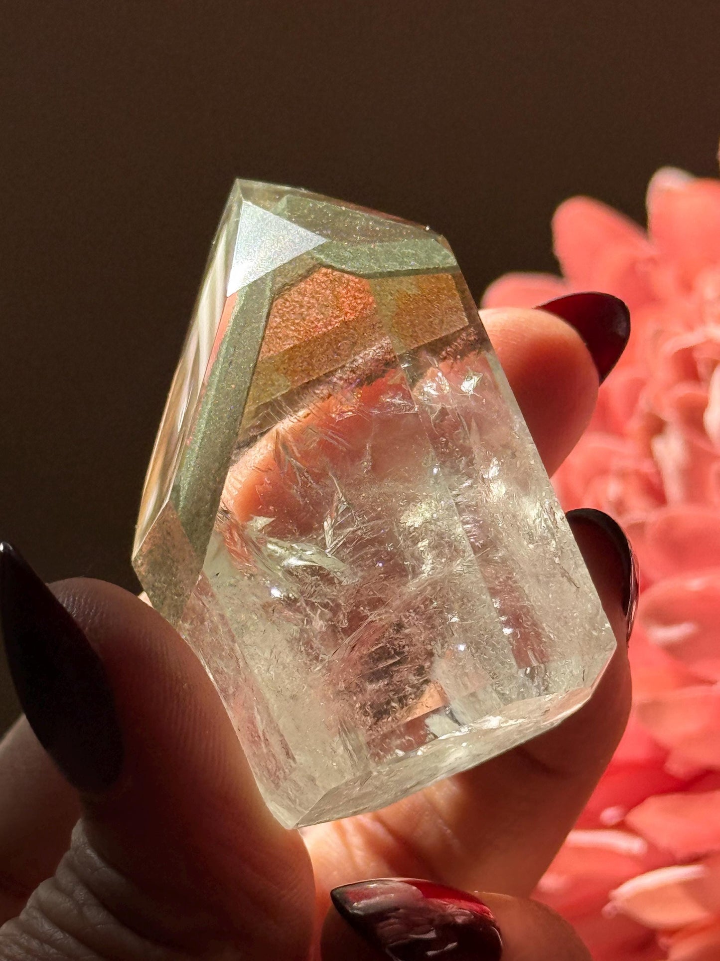 Phantom Quartz, Lemurian Quartz, Lemurian Seed Quartz, Lodolite Quartz, Green Garden Quartz, Crystals, Mountain Phantom Quartz