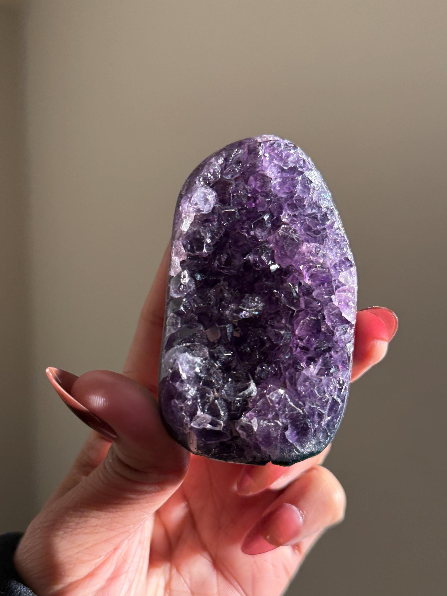 Jelly Purple Amethyst, Natural Amethyst Cut Base Uruguayan, Purple Amethyst Geode, Amethyst, Amethyst Cut base, Crystals, Crystal Gift,