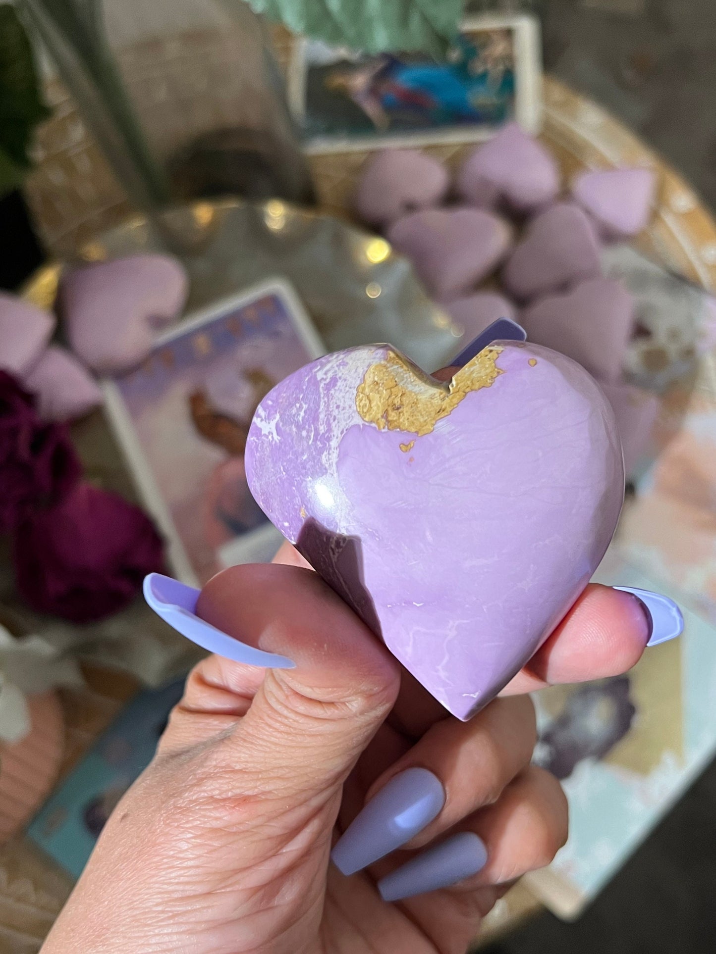 Phosphosiderite Heart From Peru, Rare Phosphosiderite Crystal, Polished Phosphosiderite, Crystal Hearts, Valentines Day Gift, Gift For Her