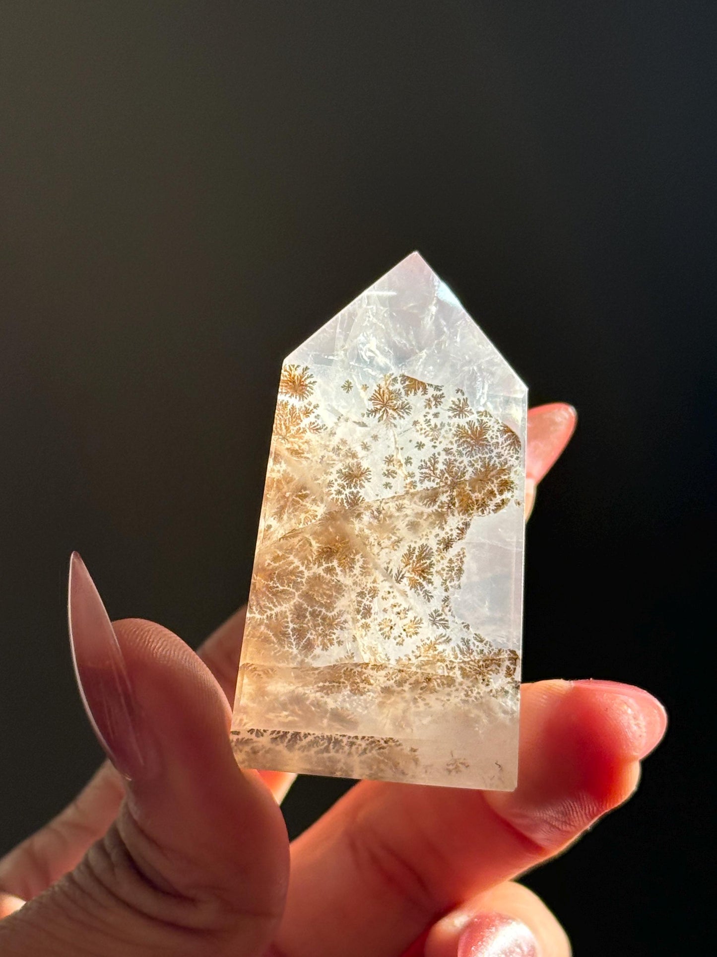 Small Dendritic Quartz, Dendritic Quartz, Girasol Quartz With Dendrites, Dendritic Agate, Healing Crystals, Crystals, Crystals Gift,