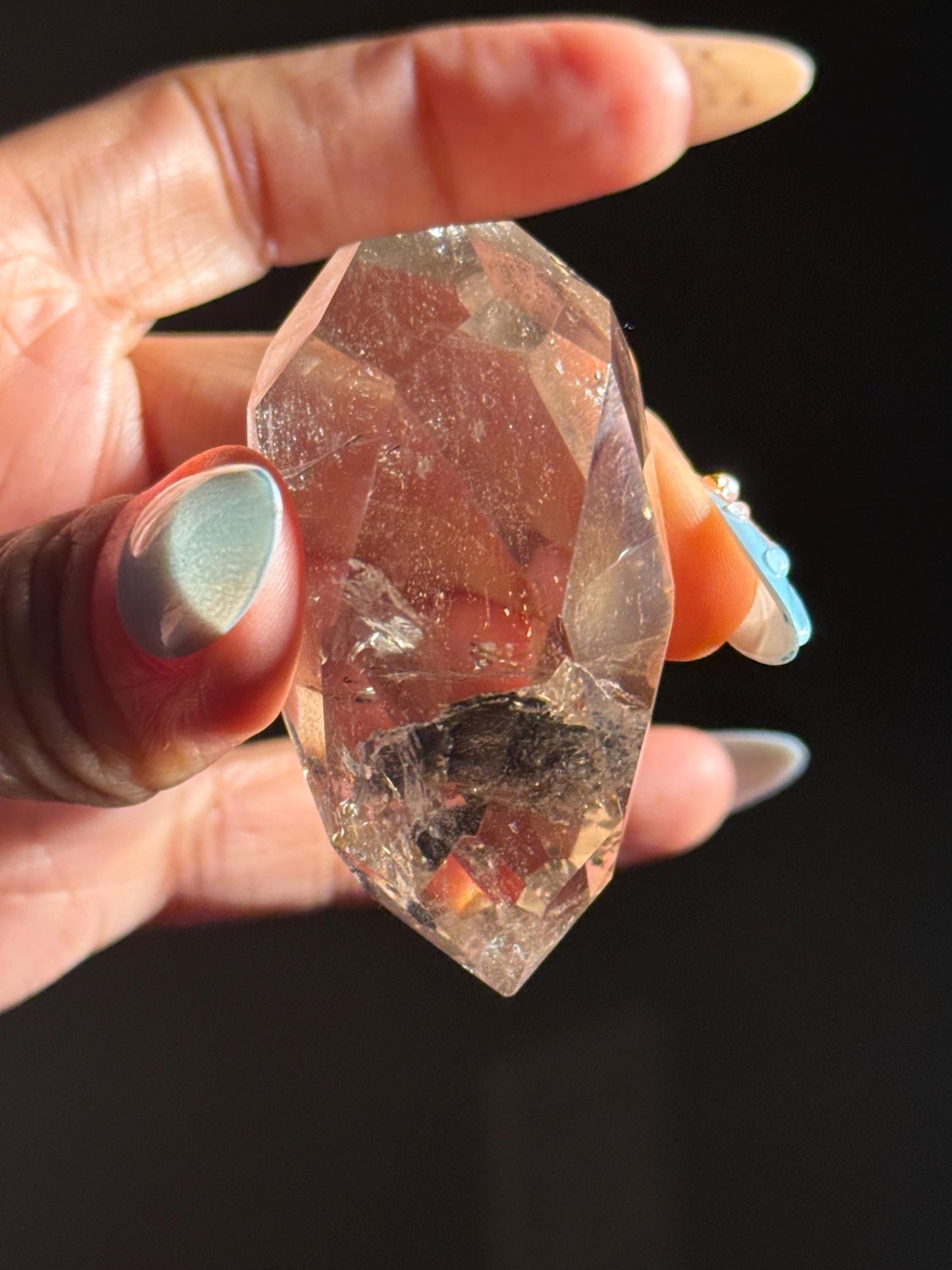 Faceted Smoky Quartz, Smoky Quartz Filled With Rainbows, Faceted Crystal Quartz, Smoky Quartz, Crystal Gifts, Rainbow Quartz, Small