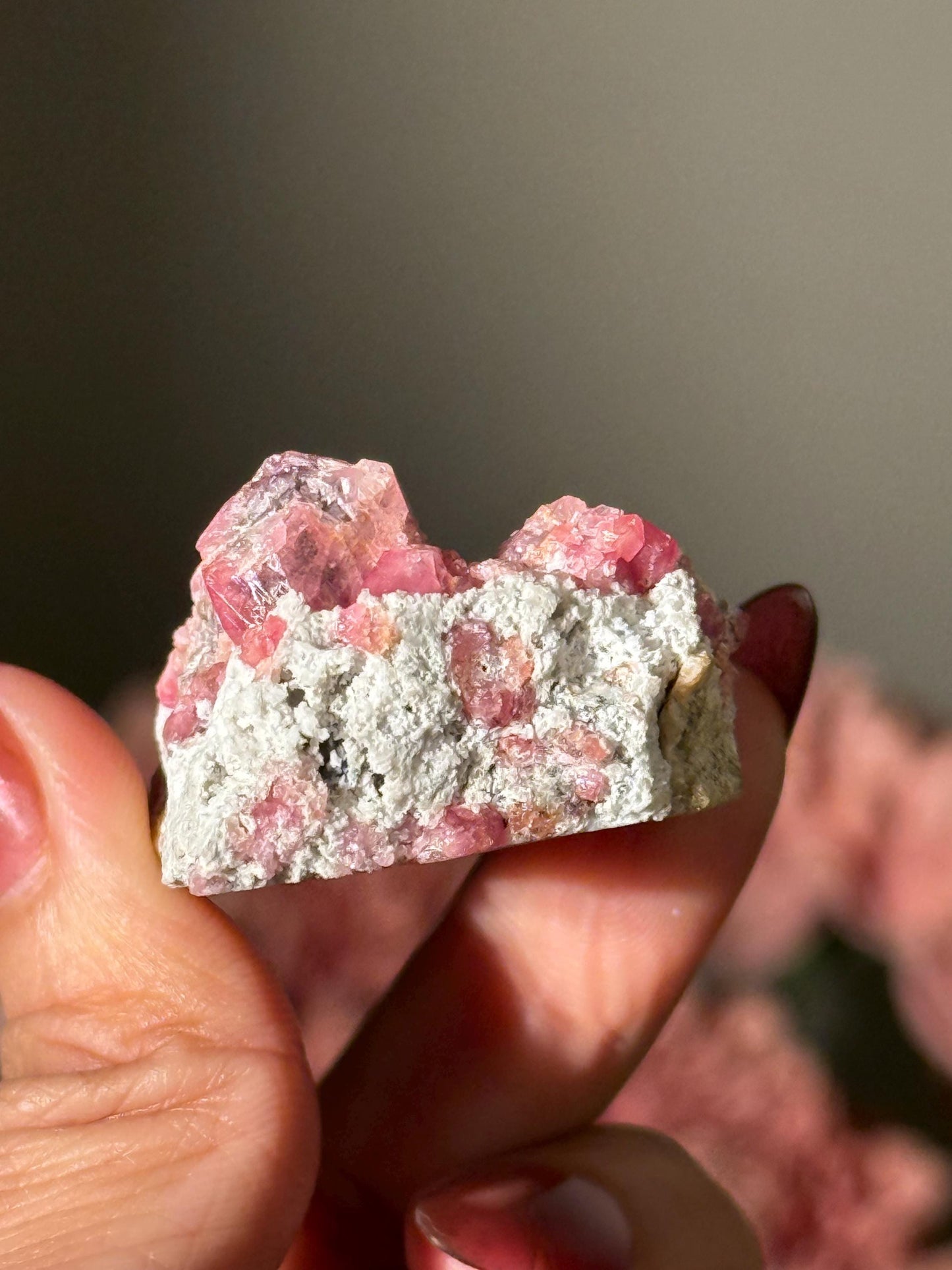 Raspberry Garnet, Grossular Garnet, Raspberry Garnet from Coahuila, Mexico, Raw Mineral Specimen, Garnet, Garnet Raw Stone, Crystal Gifts