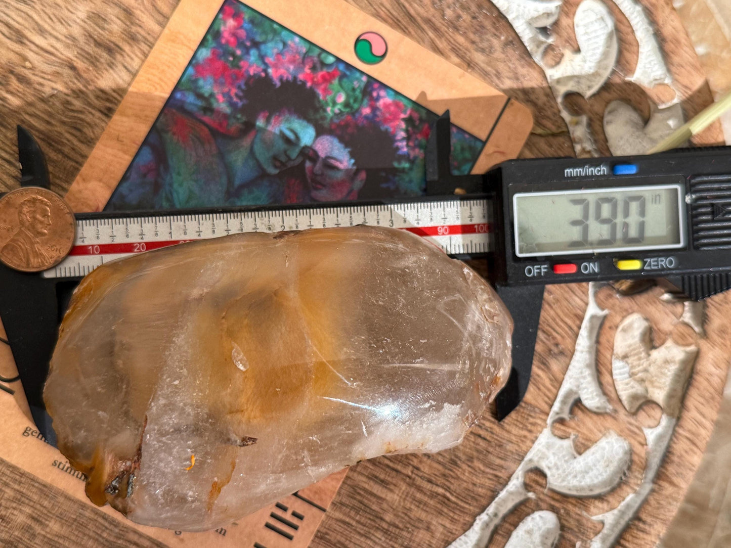 Rabbit Hair Quartz, Orange Rutilated Quartz, Amphibole Quartz, Orange Rutilated Quartz, Amphiboles, Rough Polished Amphibole