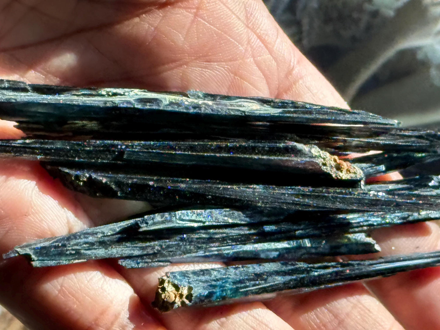 Vivinite Bundle, Vivianite, Vivianite from Brazil, Raw Specimen, Home Decor, Vivianite Wholesale, Crystal Wholesale, Crystal Lots