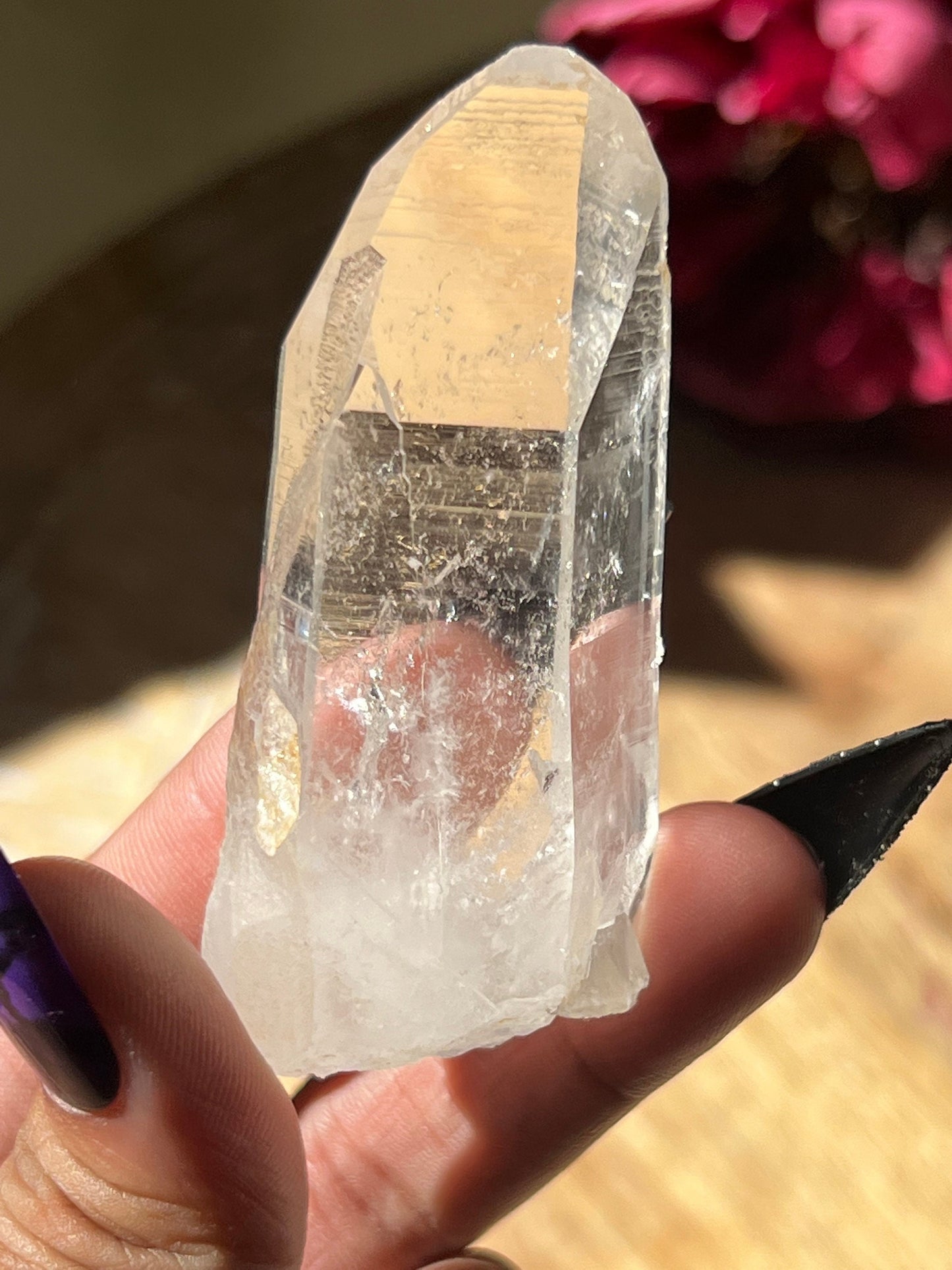Lemurian Seed Quartz, Colombia Quartz, Record Keeper Quartz, Colombian Lemurian Seed Blade Of Light, Optical Colombian Quartz
