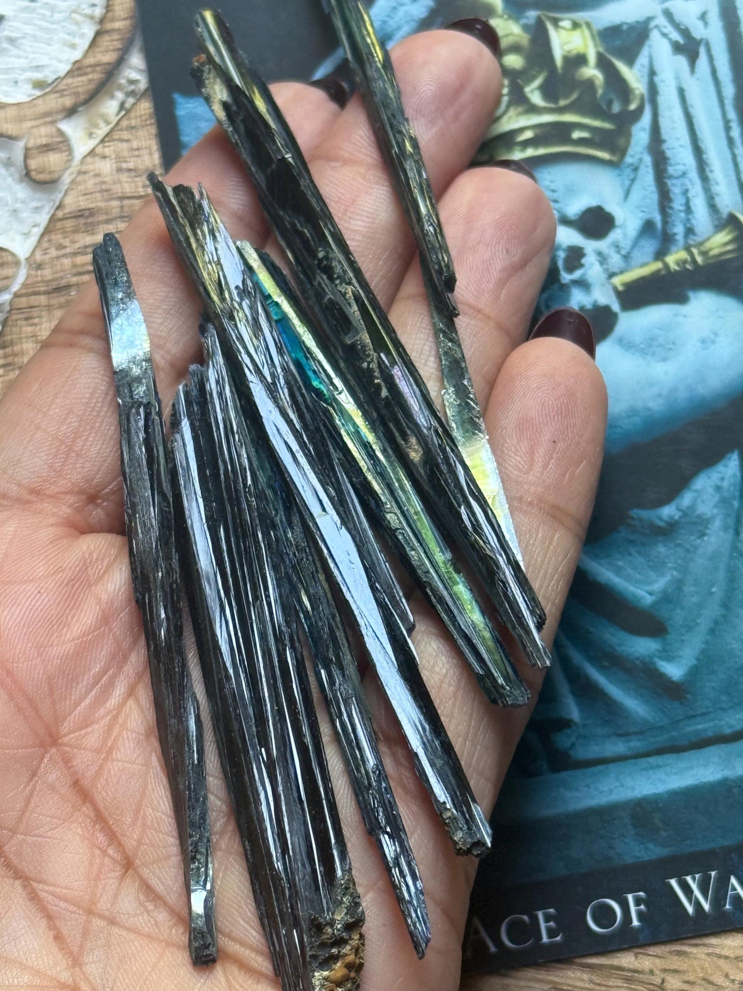Vivinite Bundle, Vivianite, Vivianite from Brazil, Raw Specimen, Home Decor, Vivianite Wholesale, Crystal Wholesale, Crystal Lots