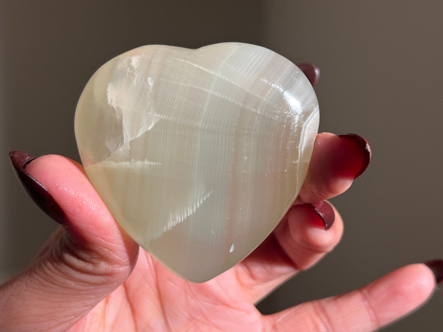 Green Calcite Heart, UV reactive Calcite, High Quality Green Calcite, Pistachio Calcite From Afghanistan