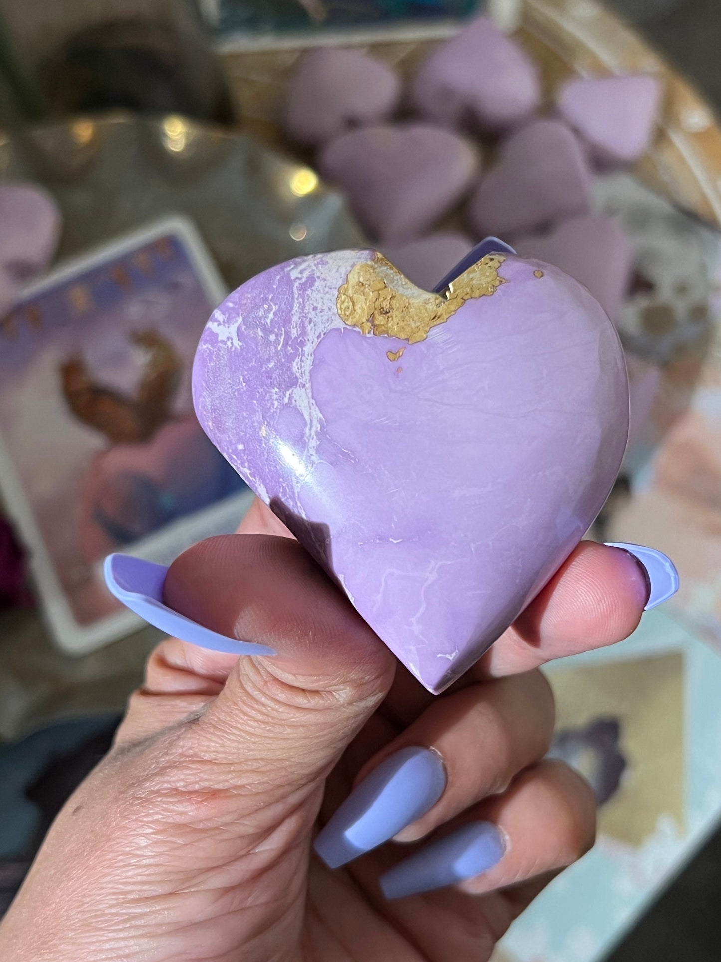 Phosphosiderite Heart From Peru, Rare Phosphosiderite Crystal, Polished Phosphosiderite, Crystal Hearts, Valentines Day Gift, Gift For Her