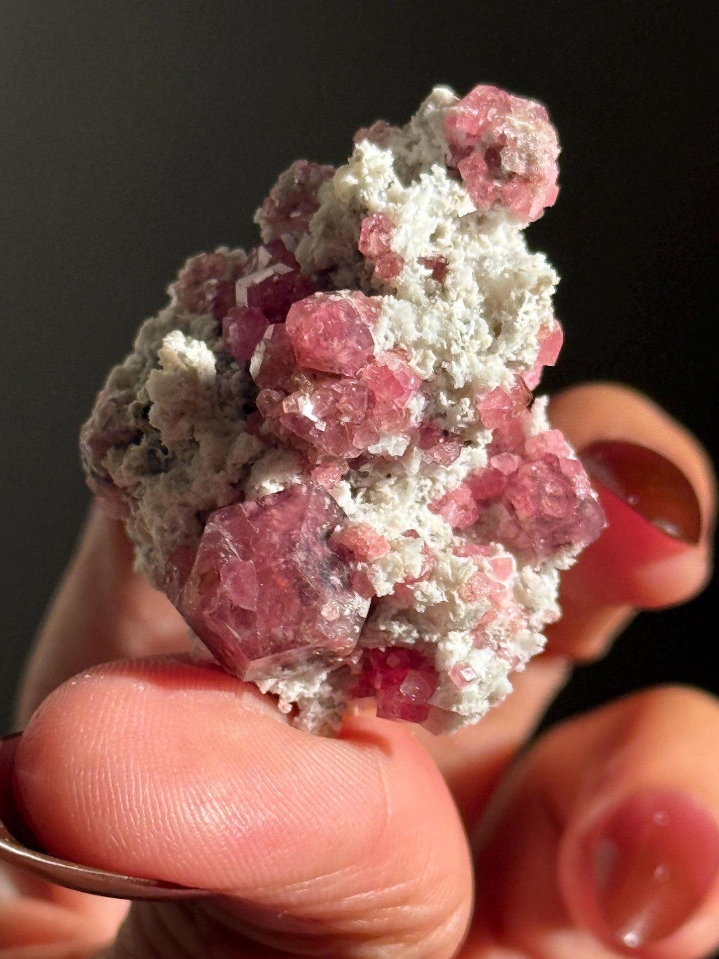Raspberry Garnet, Grossular Garnet, Raspberry Garnet from Coahuila, Mexico, Raw Mineral Specimen, Garnet, Garnet Raw Stone, Crystal Gifts
