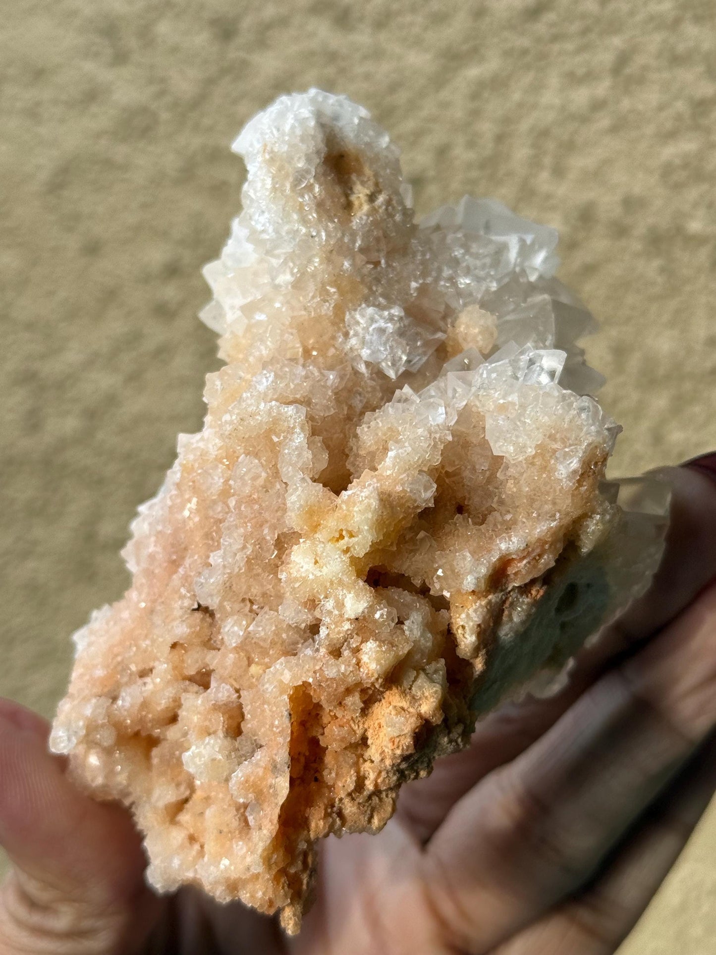Cubic Calcite Specimen, Calcite From India, Raw Calcite, UV reactive Calcite from India, Fluorescent Mineral Specimen, Tucson Gem show Find