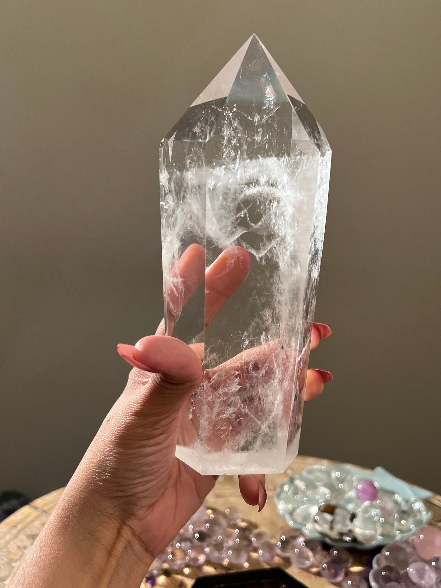 Blue Needle Quartz, Twin Quartz, Blue Lithium Quartz, Natural Clear Quartz, Large Clear Quartz, Luxury Crystals, Master Healer, 2lbs