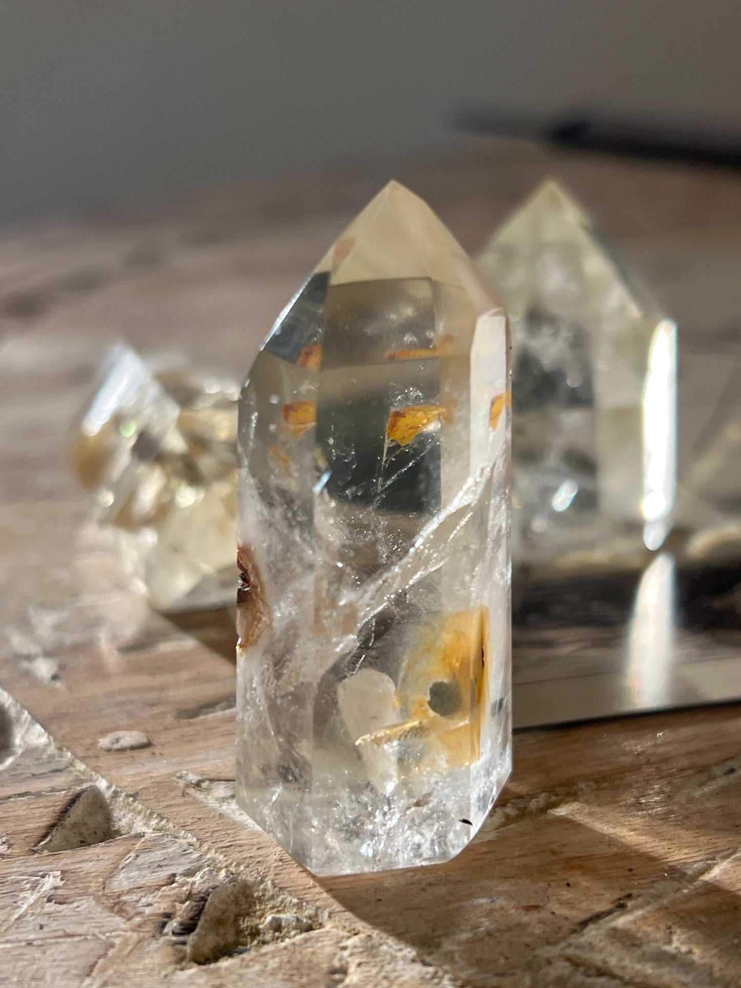 Authentic Citrine From Brazil, Citrine, Natural Non Heated Citrine, Natural Citrine, Citrine, Crystal Gifts, Rabbit Hair Quartz, Mini