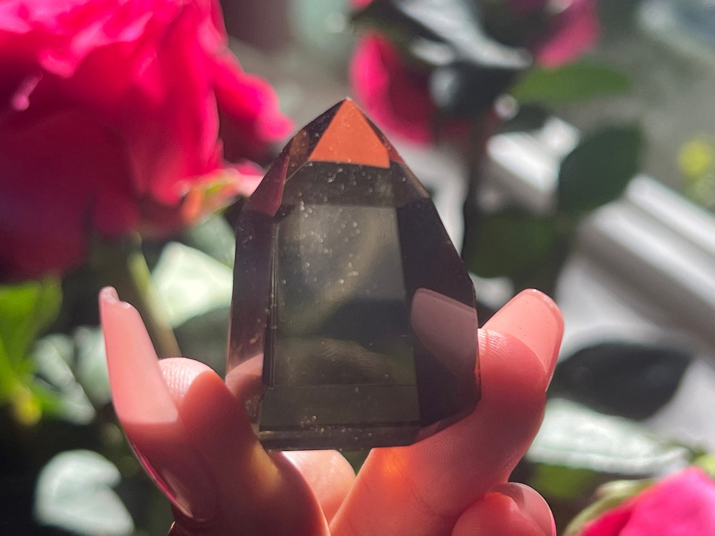Smoky Citrine, Genuine Smoky Citrine Point From Brazil, Genuine Smoky Citrine, Authentic Citrine, Natural Citrine From Brazil, MINI SIZE